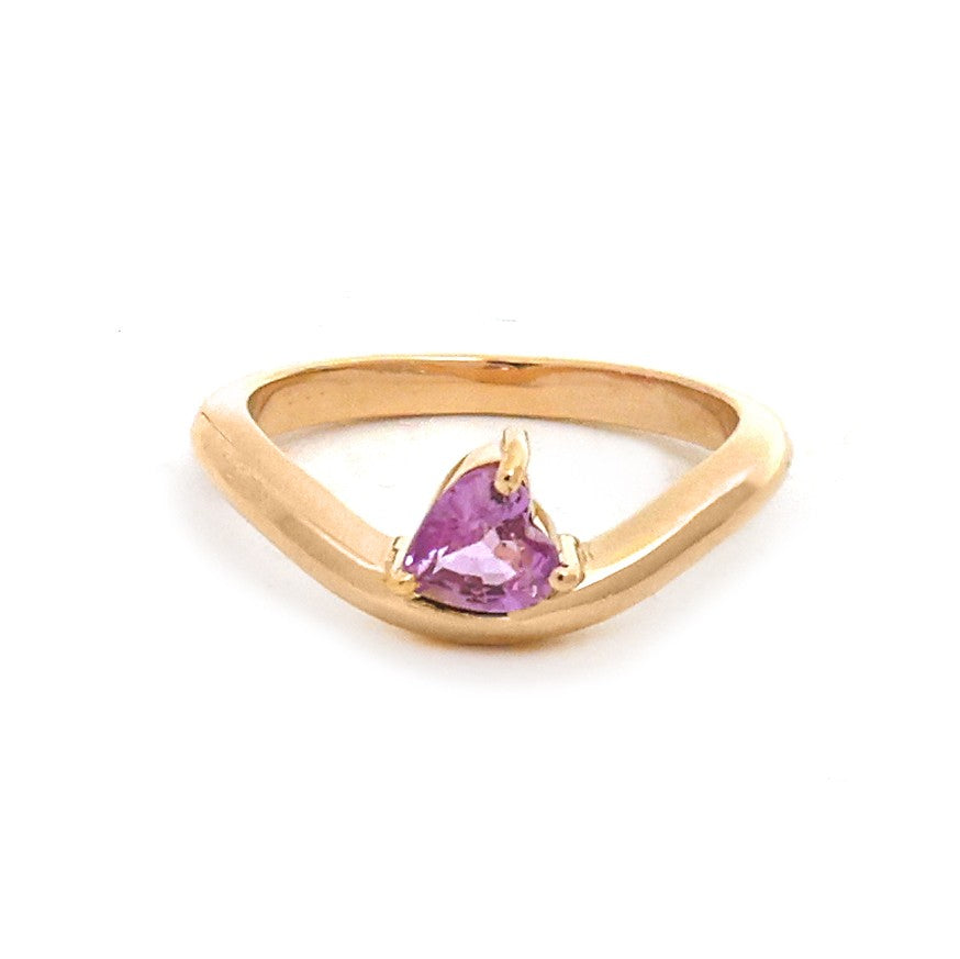 JPRG-5324/12707 Pink Sapphire Ring | 14K