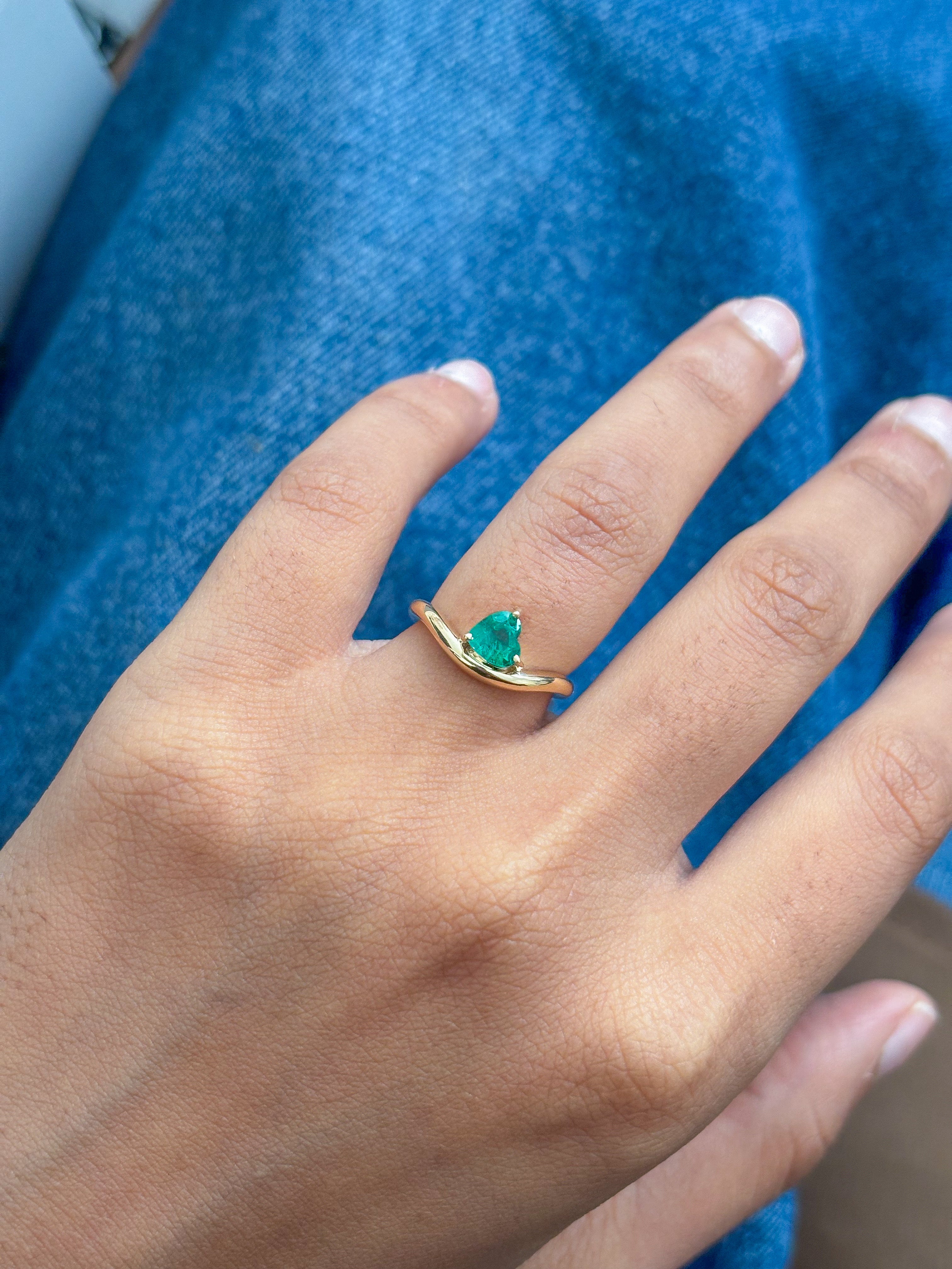 JPRG-5325/12708 Emerald Ring | 14K