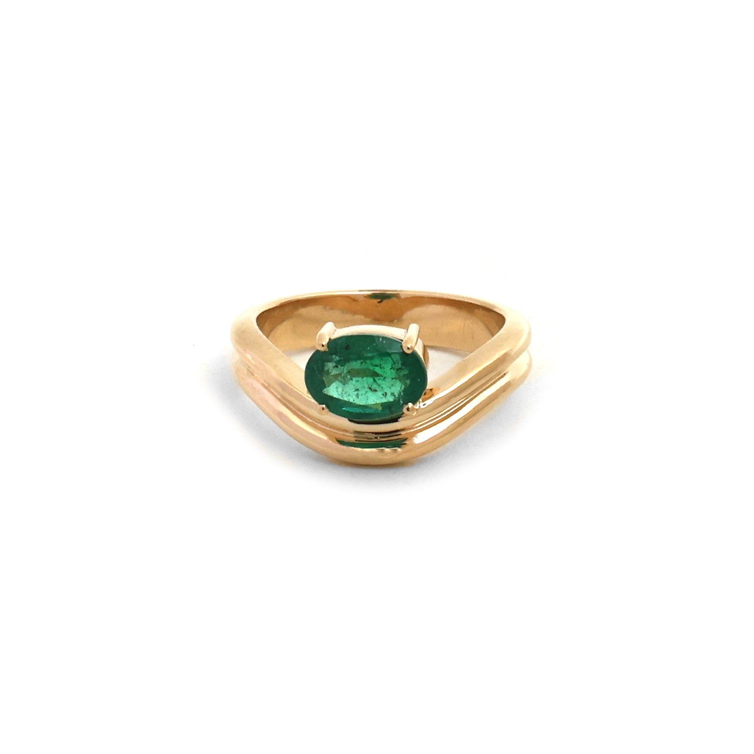 JPRG-5329/12712 Emerald Ring | 14K