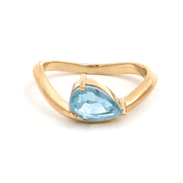 JPRG-5331/12714 Aquamarine Ring | 14K