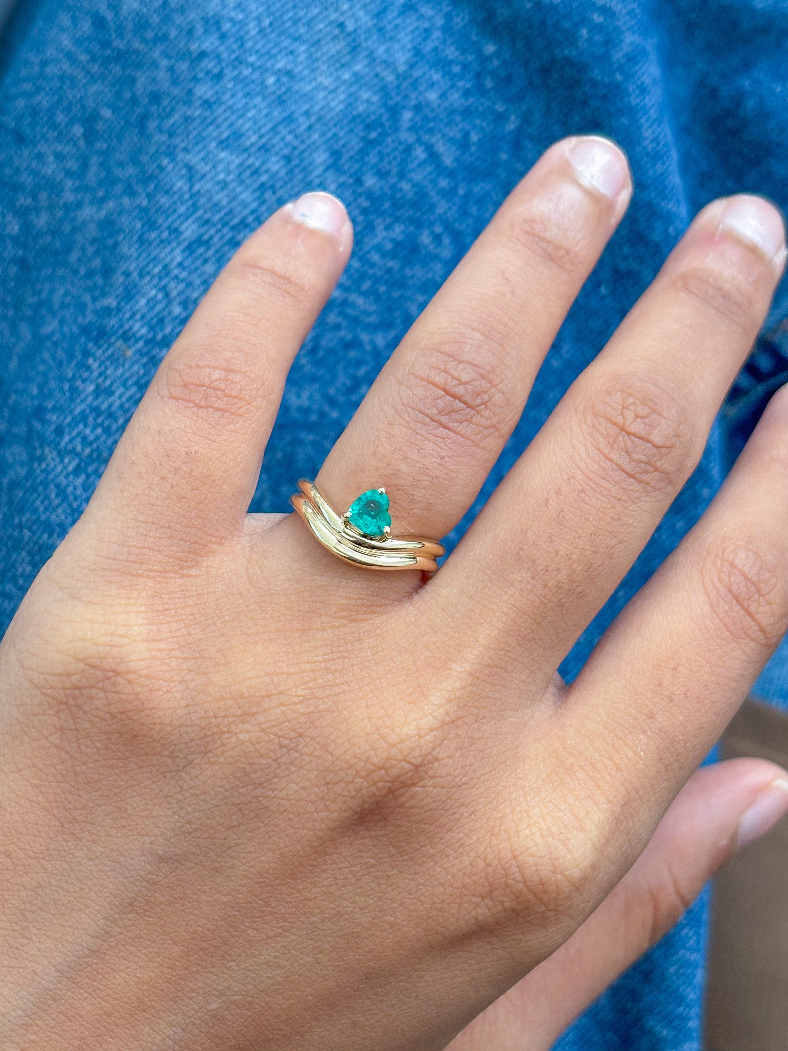 JPRG-5333/12716 Emerald Ring | 14K