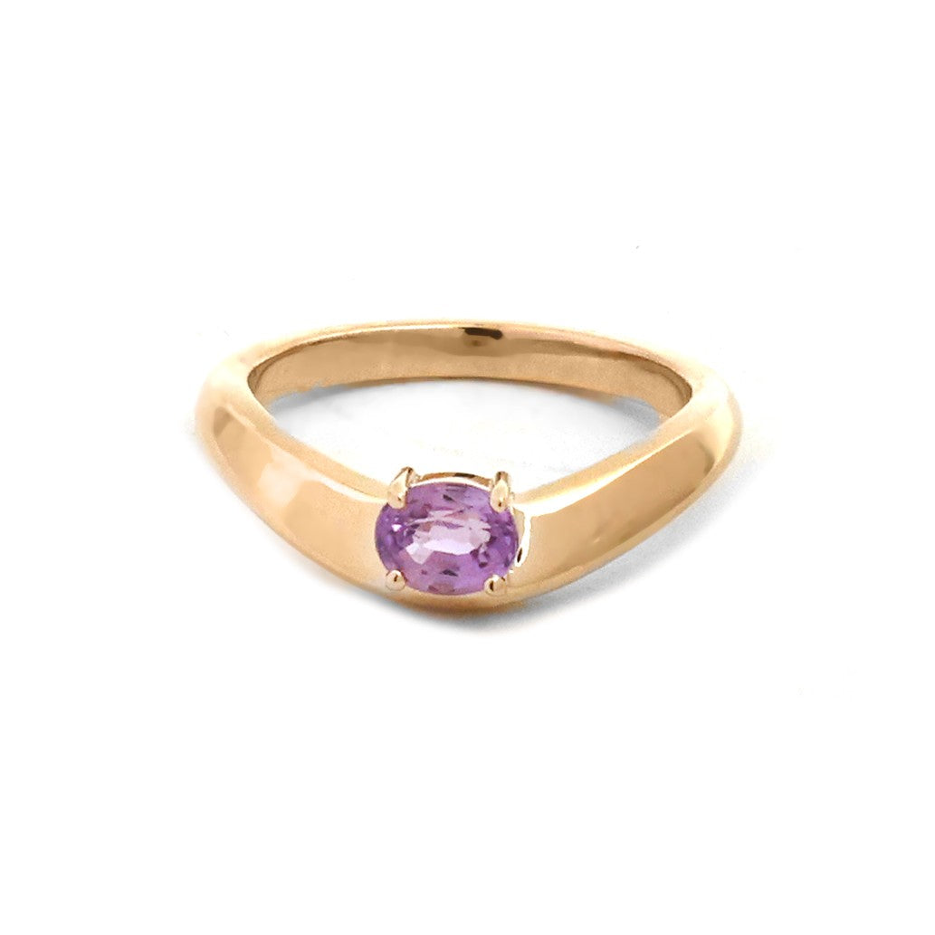 JPRG-5335/12718 Pink Sapphire Ring | 14K