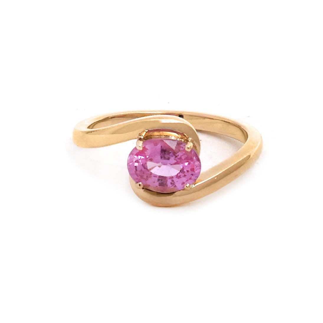 JPRG-5337/12720 Pink Sapphire Ring | 14K