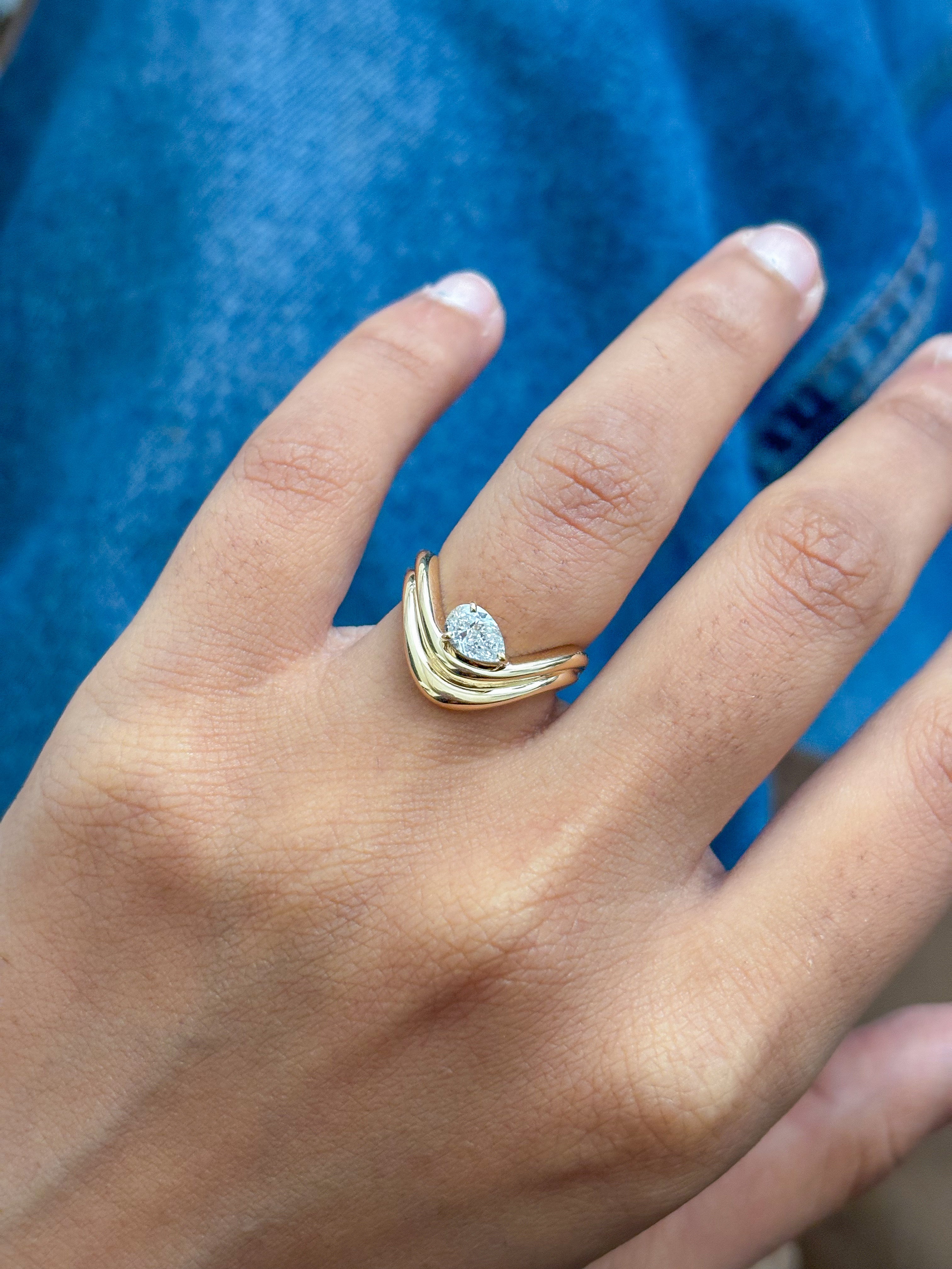 JPRG-5341/12724 Lab Grown Diamond Ring | 14K