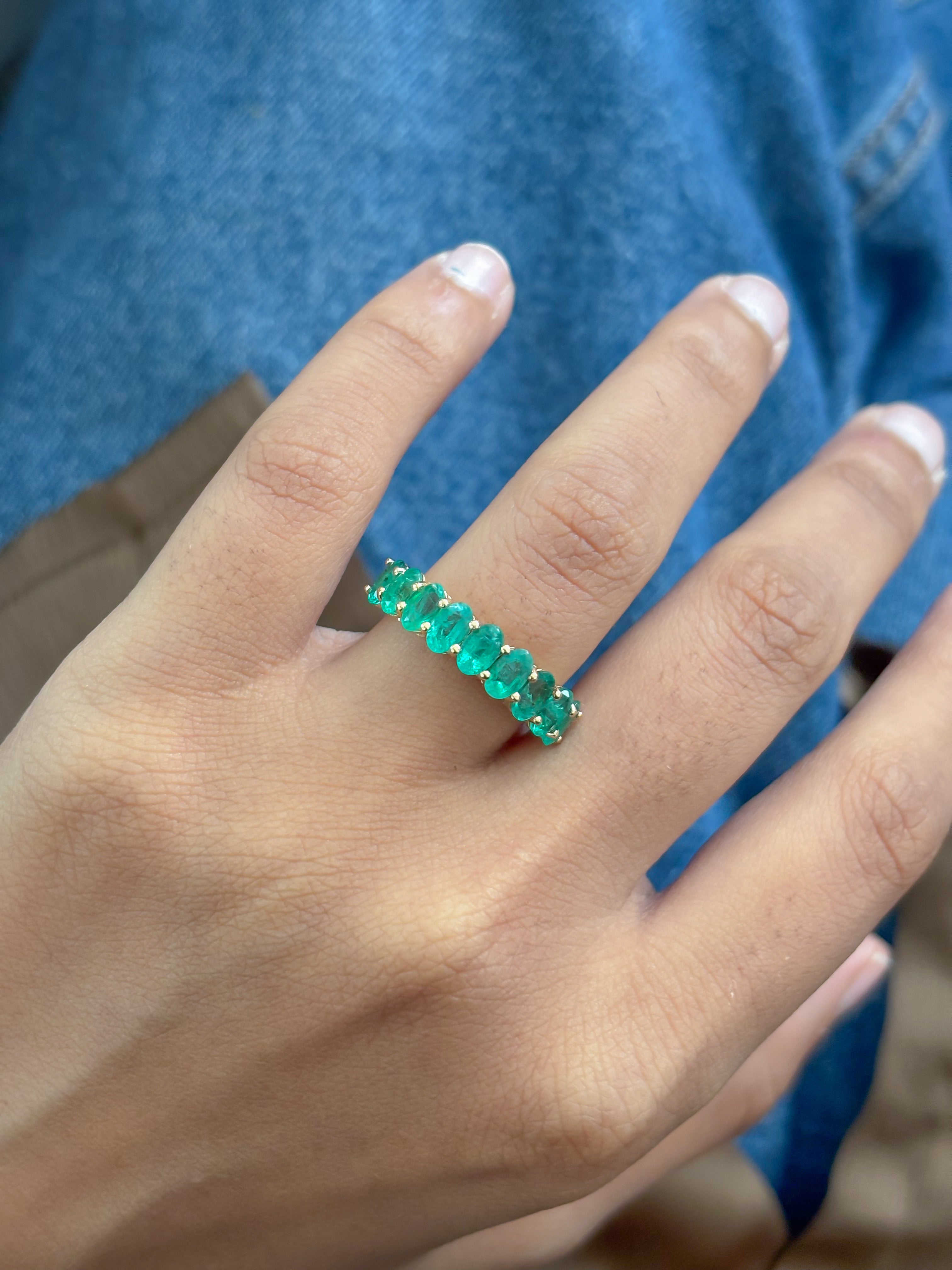 JPRG-5345/12731 Emerald Ring | 18K