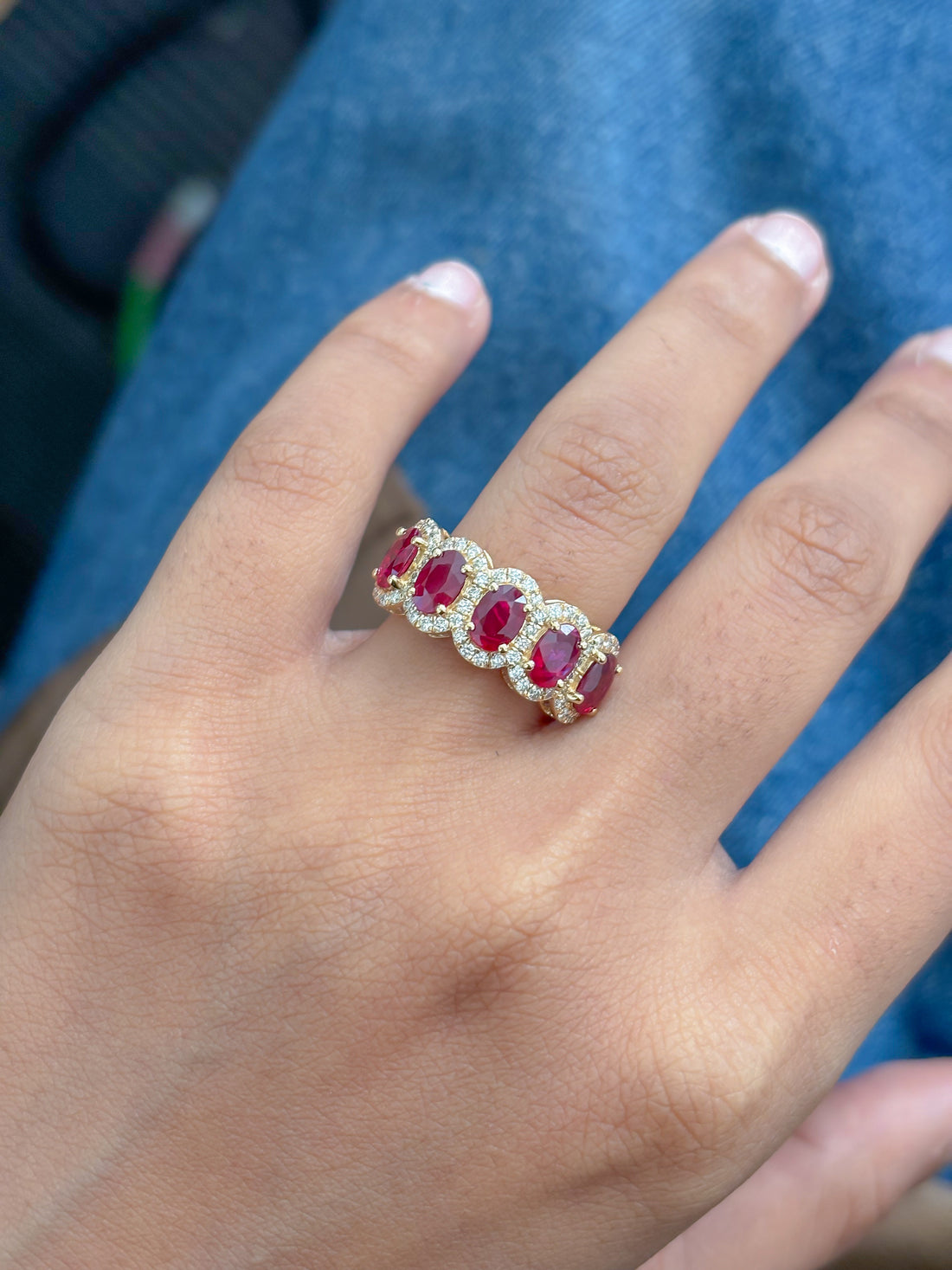 JPRG-5356/12742 Ruby Diamond Ring | 18K