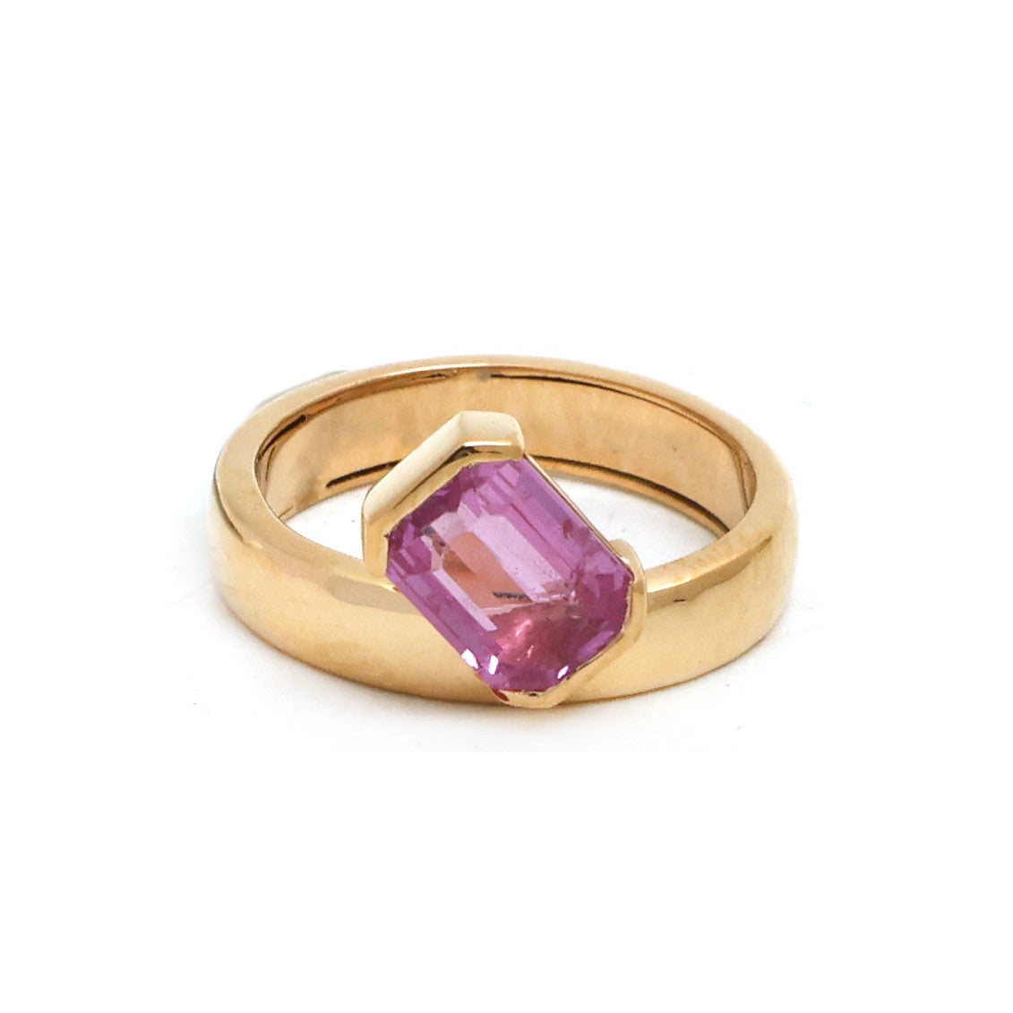 JPRG-5373/12776 Pink Sapphire Ring | 18K