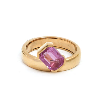 JPRG-5373/12776 Pink Sapphire Ring | 18K