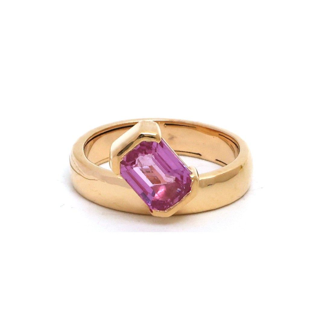 JPRG-5374/12777 Pink Sapphire Ring | 18K