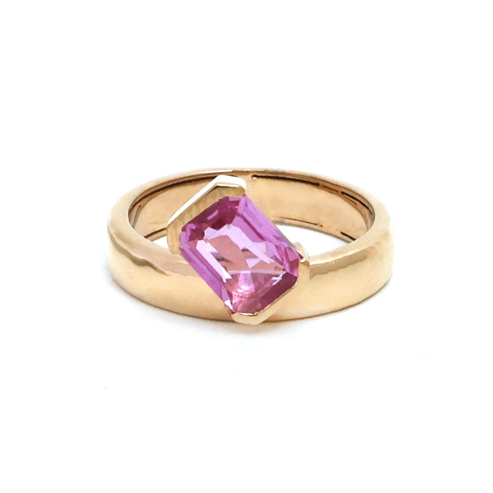 JPRG-5375/12778 Pink Sapphire Ring | 18K