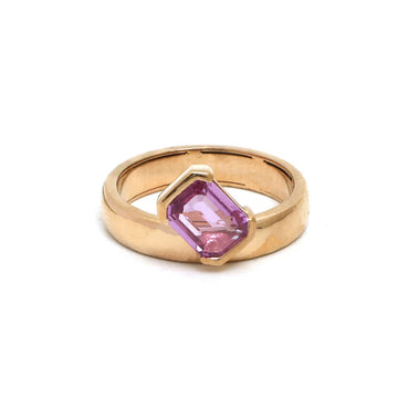 JPRG-5376/12779 Pink Sapphire Ring | 18K