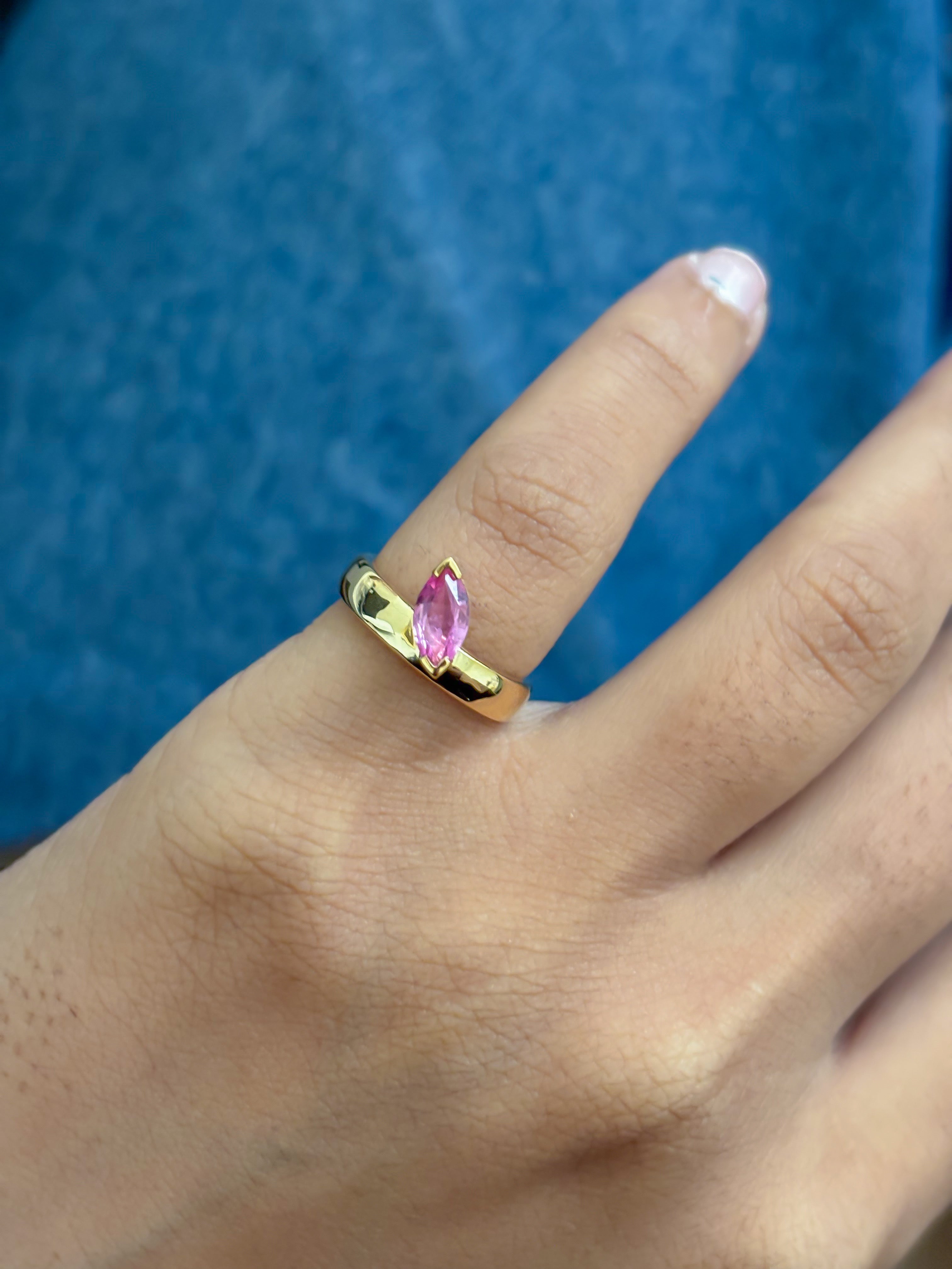 JPRG-5379/12782 Pink Sapphire Ring | 18K