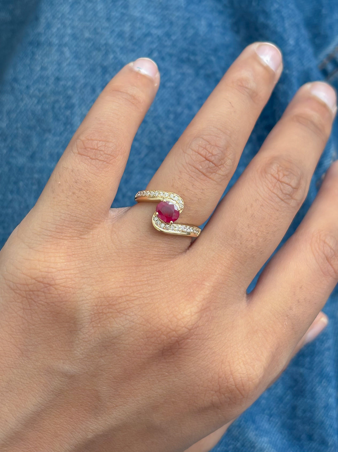 JPRG-5385/12788 Ruby Diamond Ring | 18K