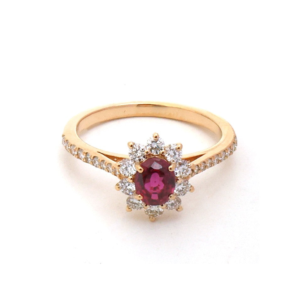 JPRG-5385/12788 Ruby Diamond Ring | 18K