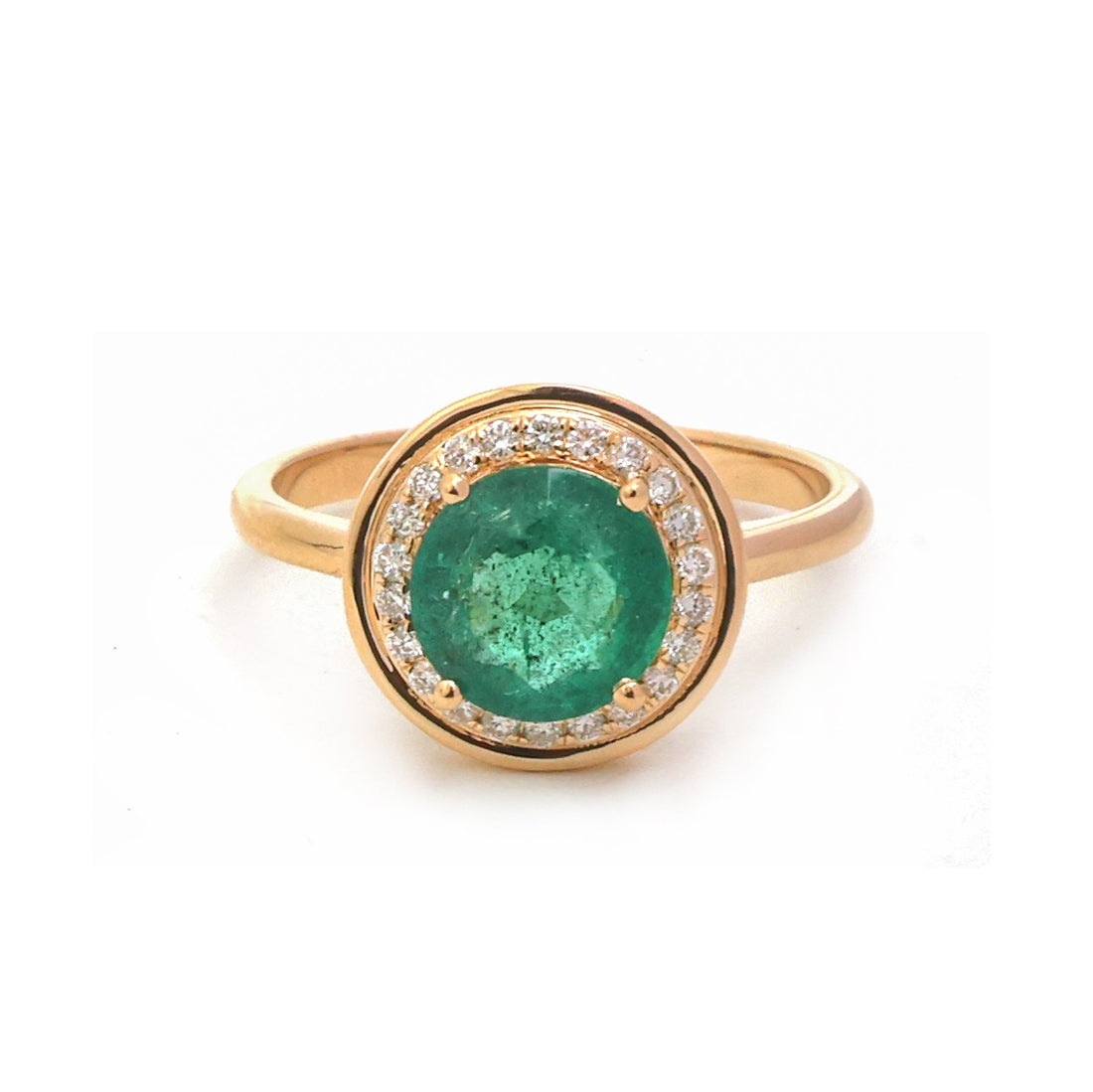 JPRG-5388/12791 Emerald Diamond Ring | 18K