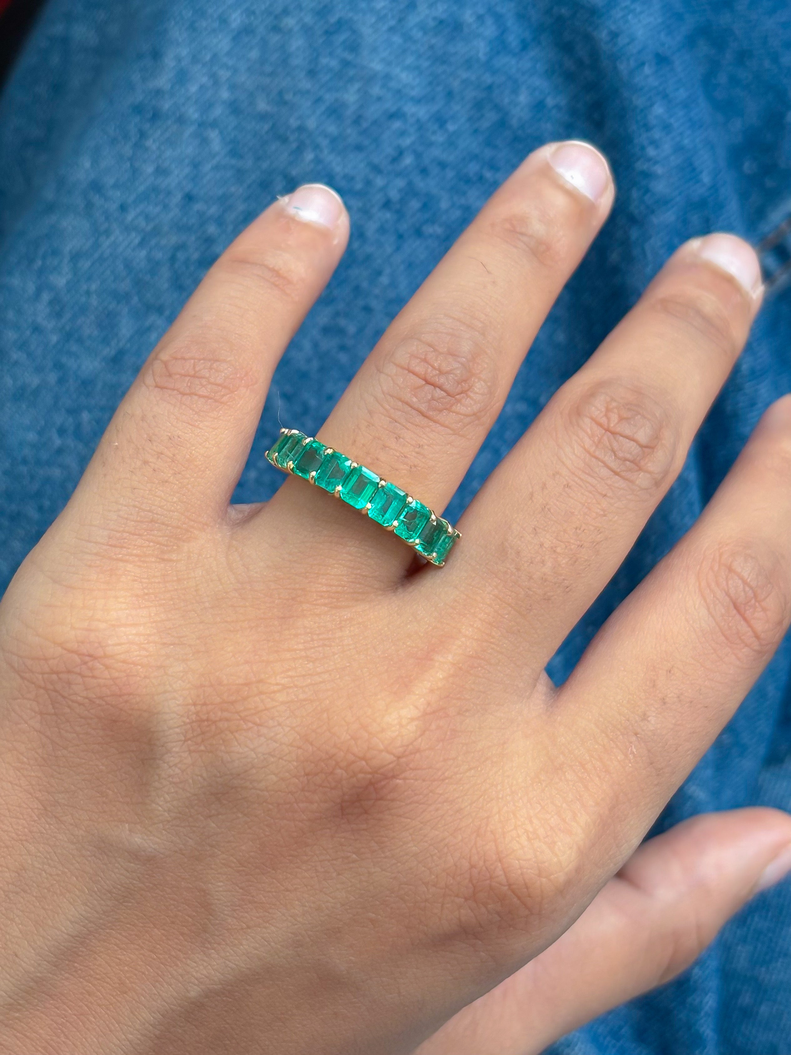 JPRG-5392/12795 Emerald Ring | 18K