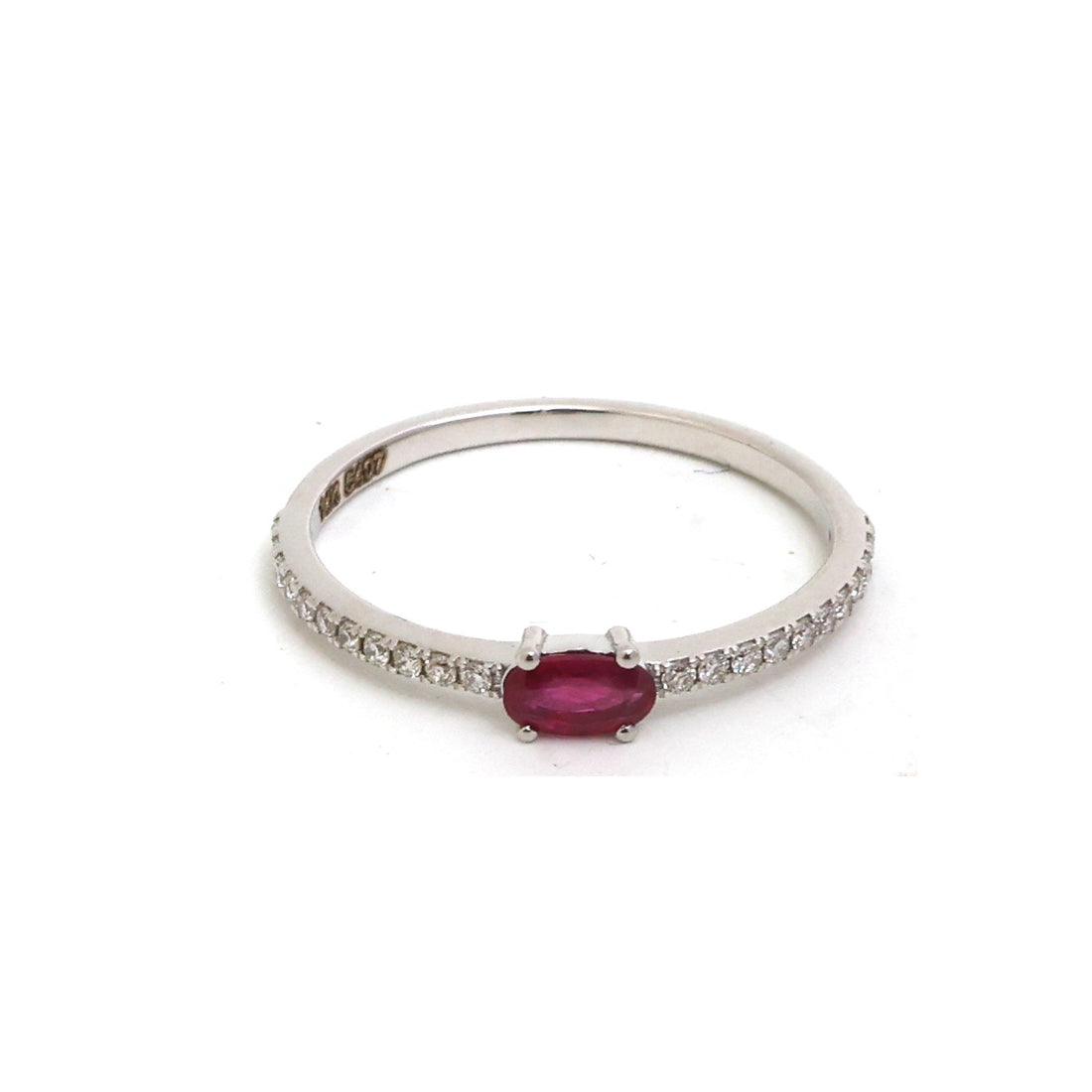JPRG-5407/12826 Ruby Diamond Ring | 14K