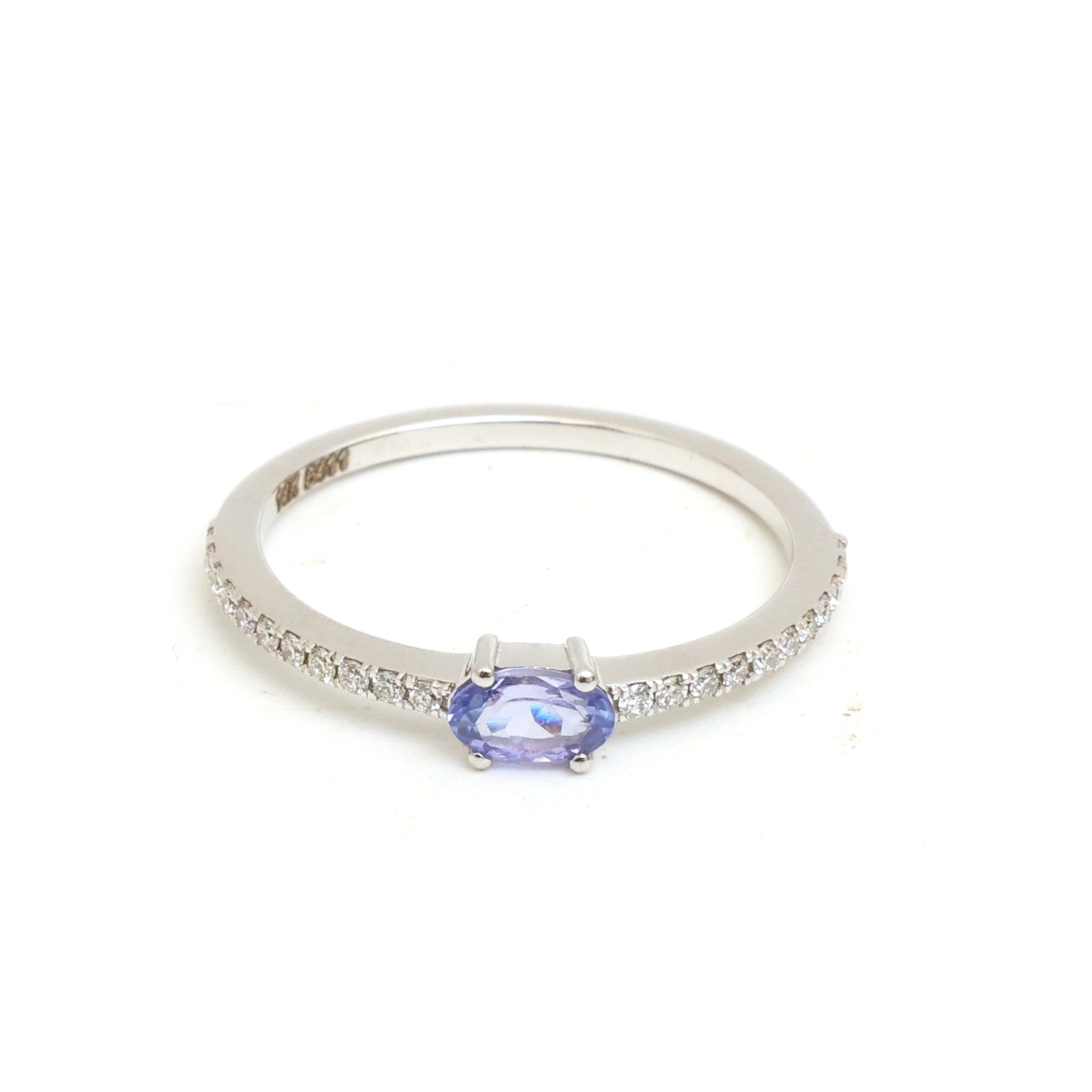 JPRG-5411/12830 Tanzanite Diamond Ring | 14K