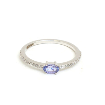 JPRG-5411/12830 Tanzanite Diamond Ring | 14K
