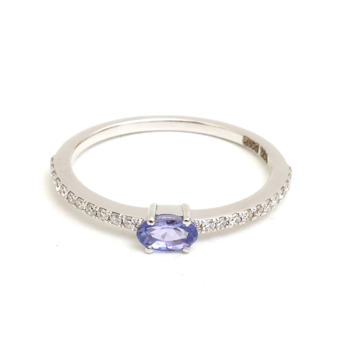 JPRG-5412/12831 Tanzanite Diamond Ring | 14K