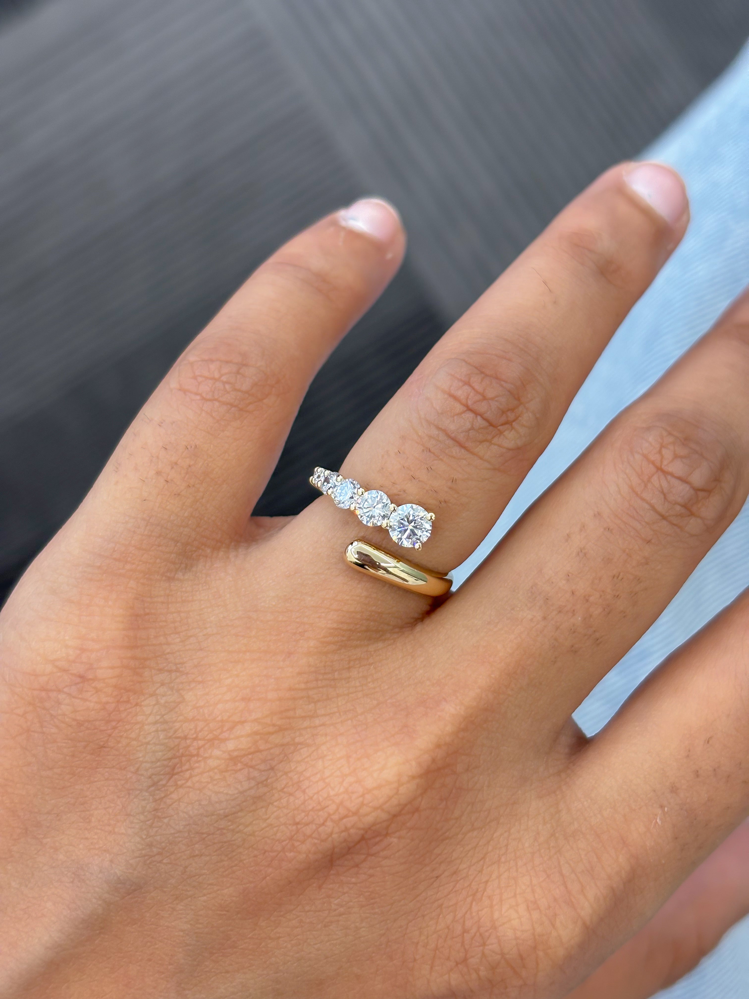 JPRG-5427/12880 Lab Grown Diamond Ring | 14K