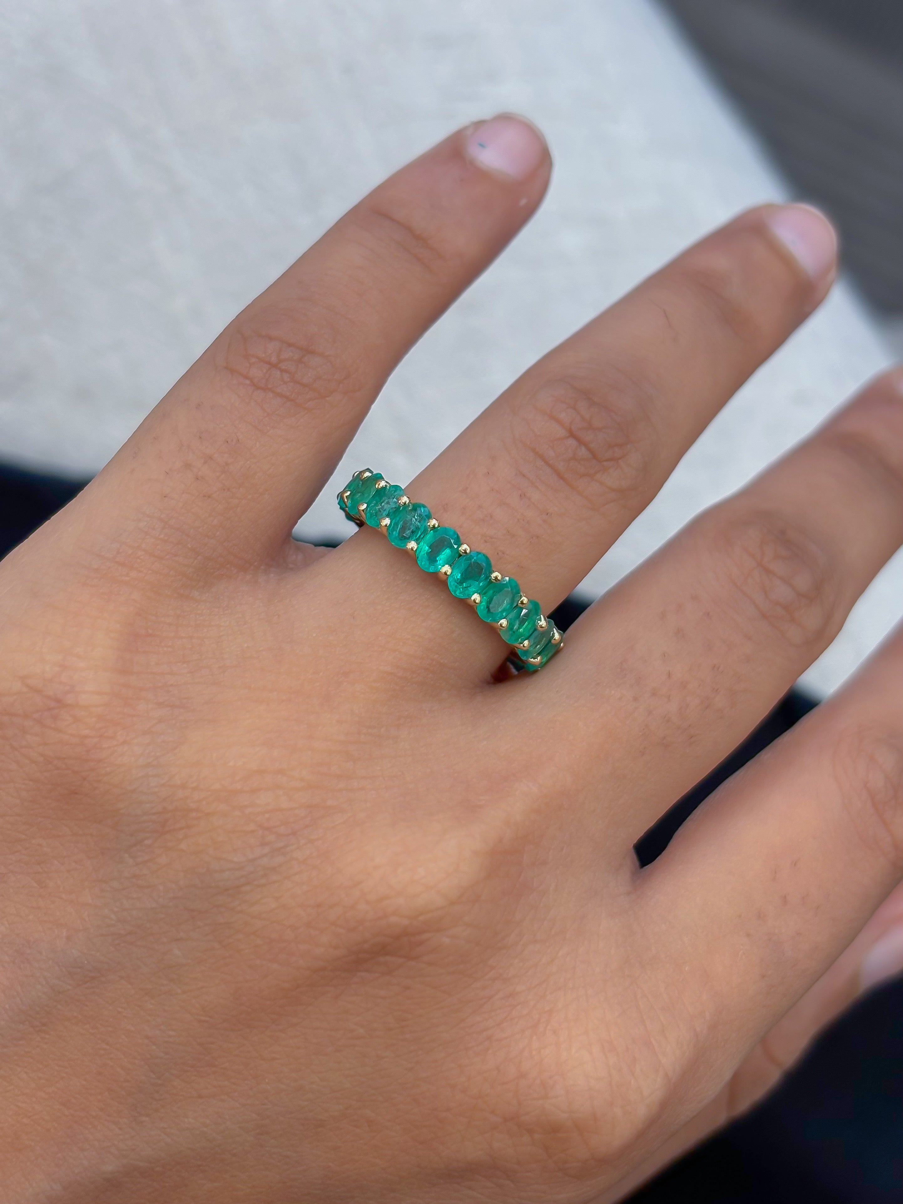 JPRG-5435/12932 Emerald Ring | 18K