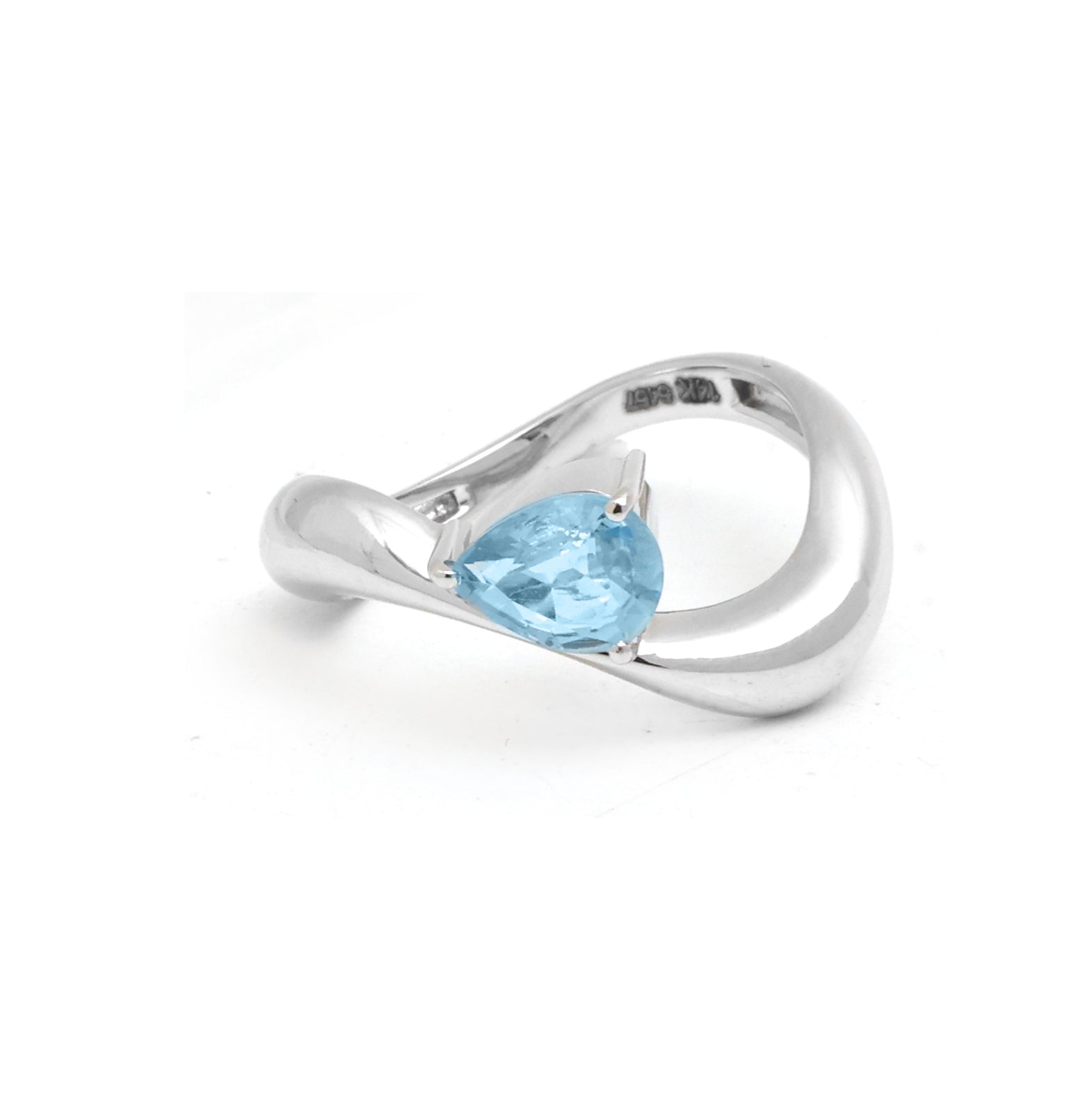 JPRG-5457/13014 Aquamarine Ring | 14K