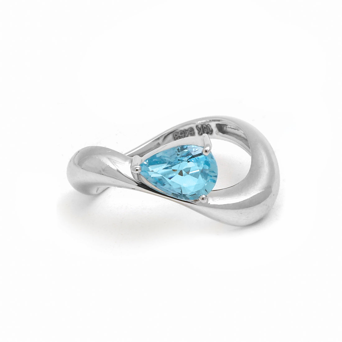 JPRG-5458/13015 Aquamarine Ring | 14K
