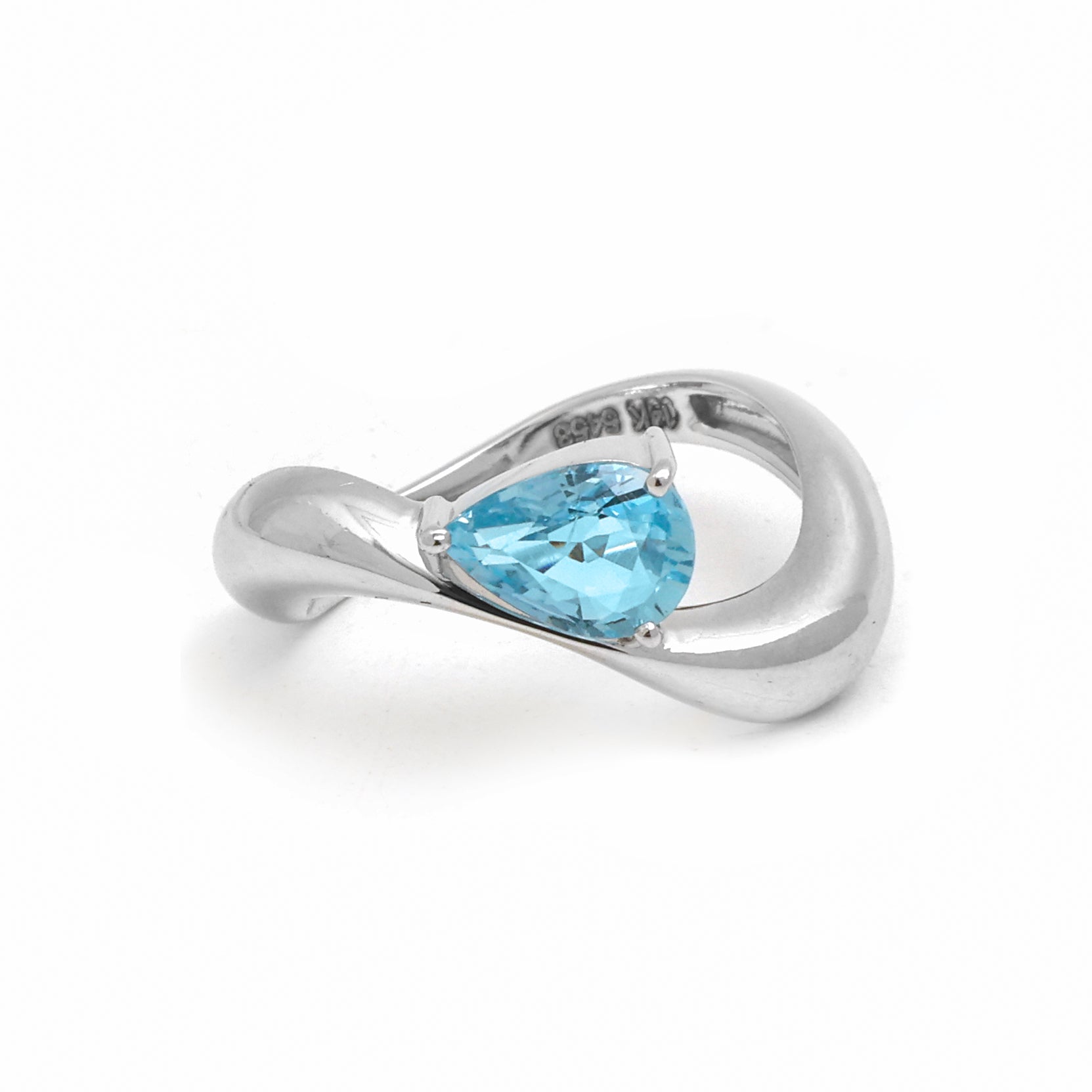 JPRG-5458/13015 Aquamarine Ring | 14K