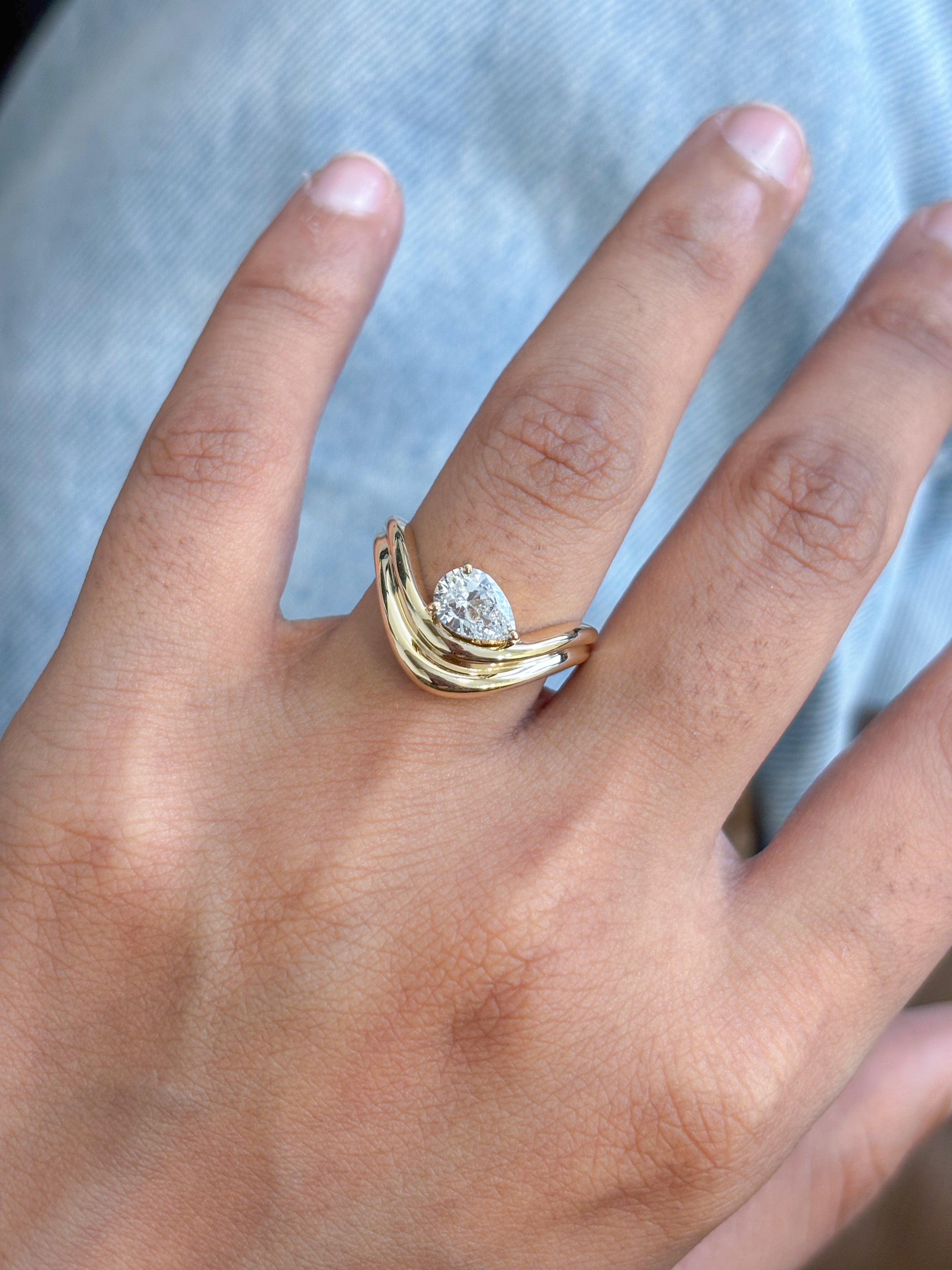 JPRG-5461/13018 Lab Grown Diamond Ring | 14K