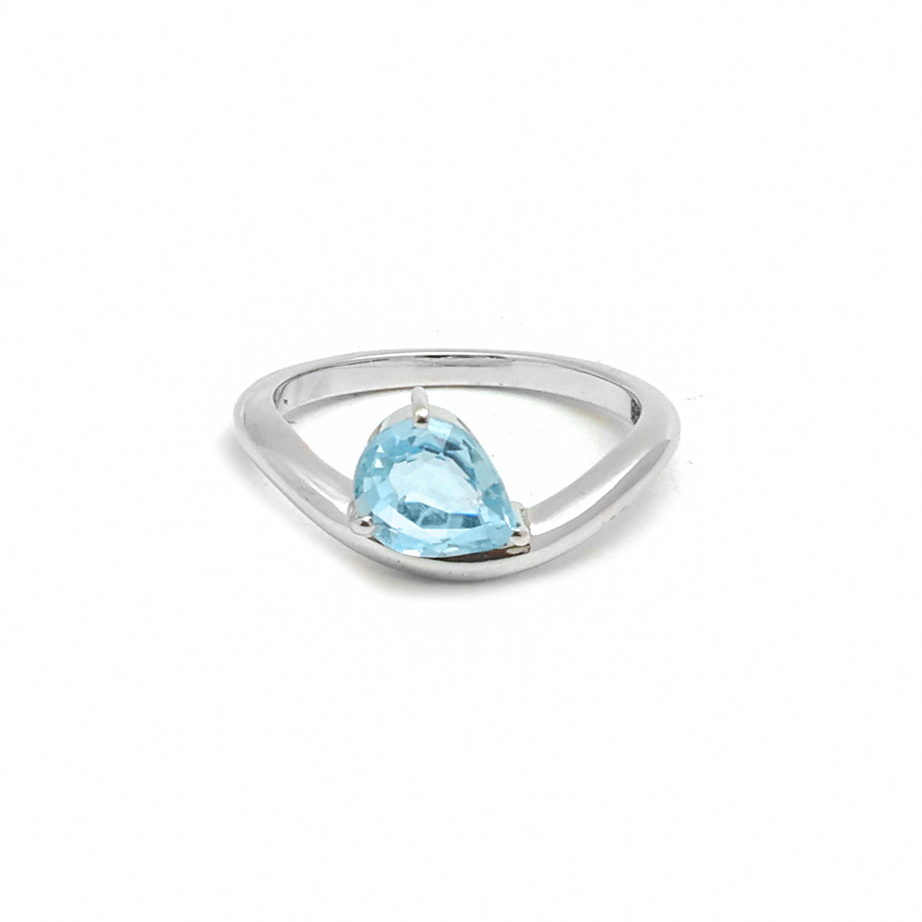 JPRG-5463/13020 Aquamarine Ring | 14K