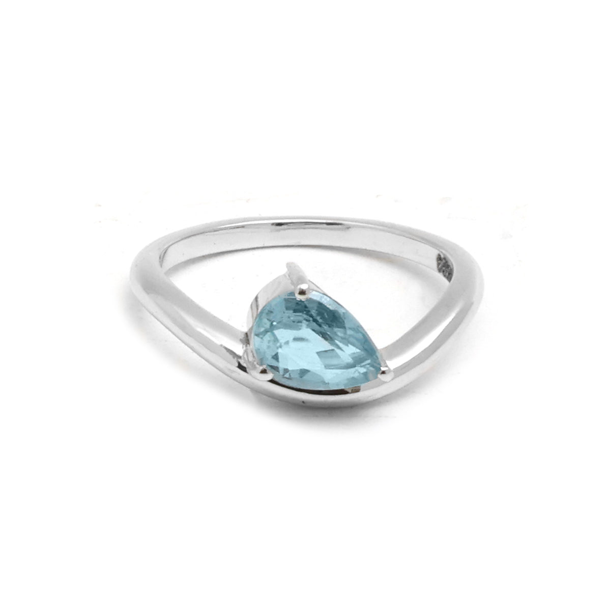 JPRG-5464/13021 Aquamarine Ring | 14K