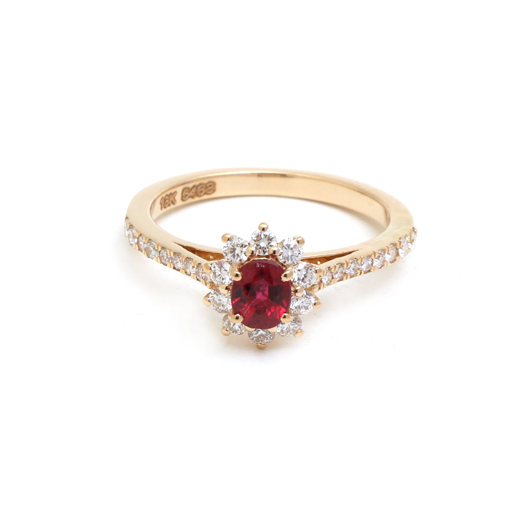 JPRG-5468/13025 Ruby Diamond Ring | 18K