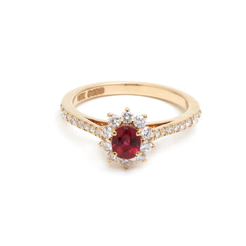 JPRG-5468/13025 Ruby Diamond Ring | 18K
