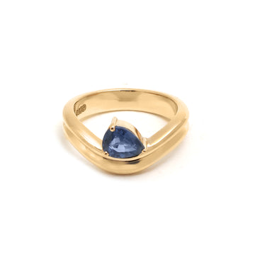 JPRG-5469/13026 Blue Sapphire Ring | 18K