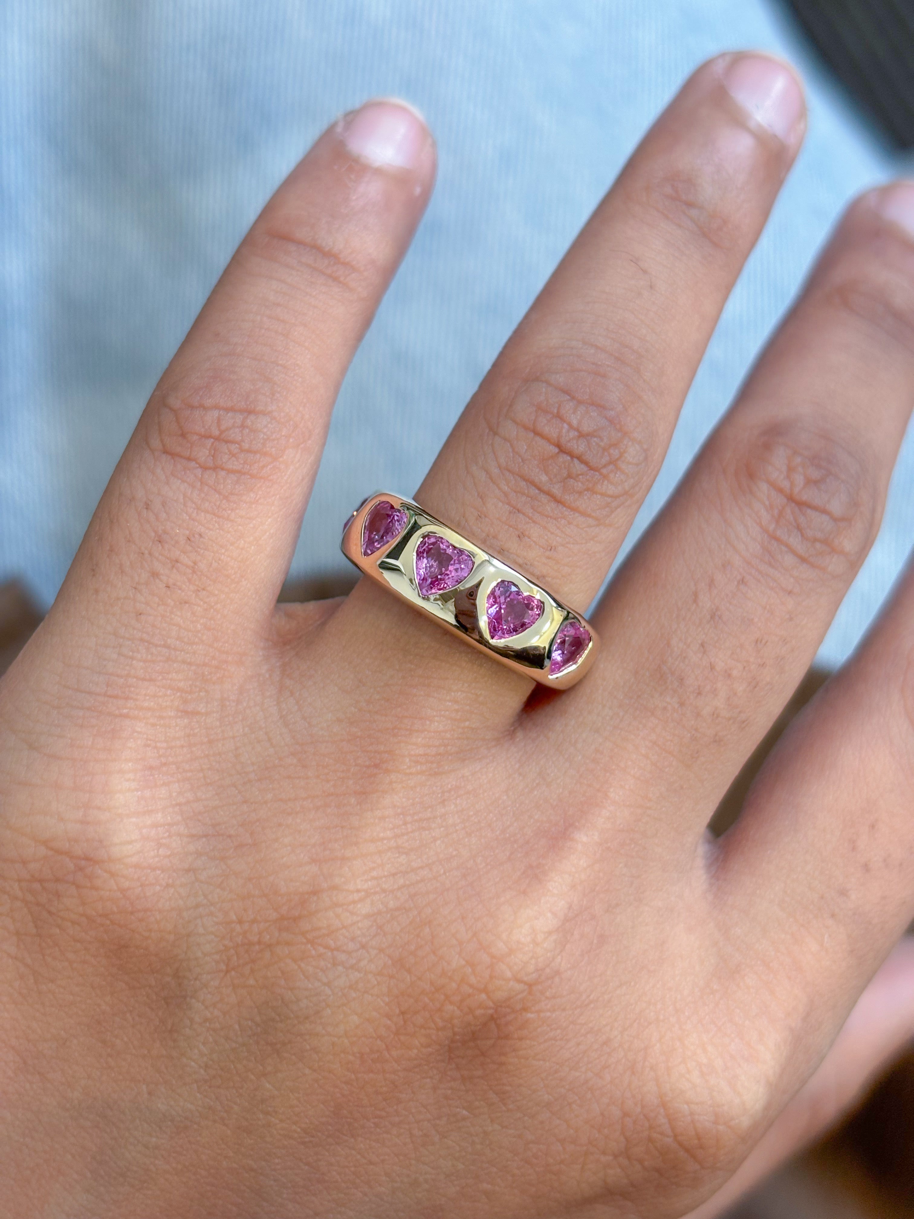 JPRG-5471/13035 Pink Sapphire Ring | 14K
