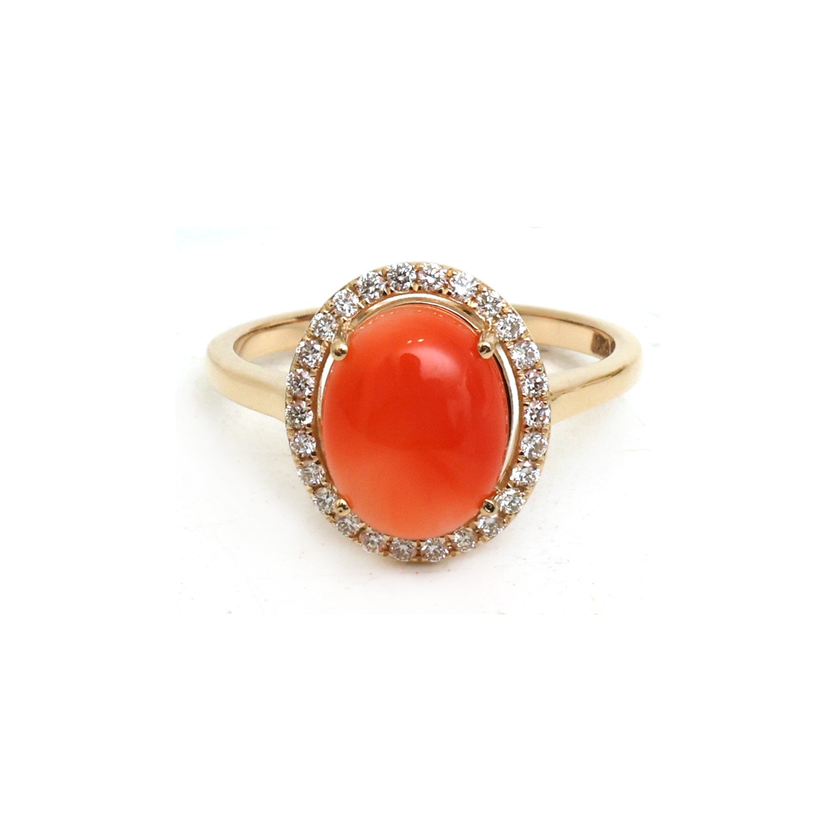 JPRG-5497/13070 Diamond Coral Ring | 14K