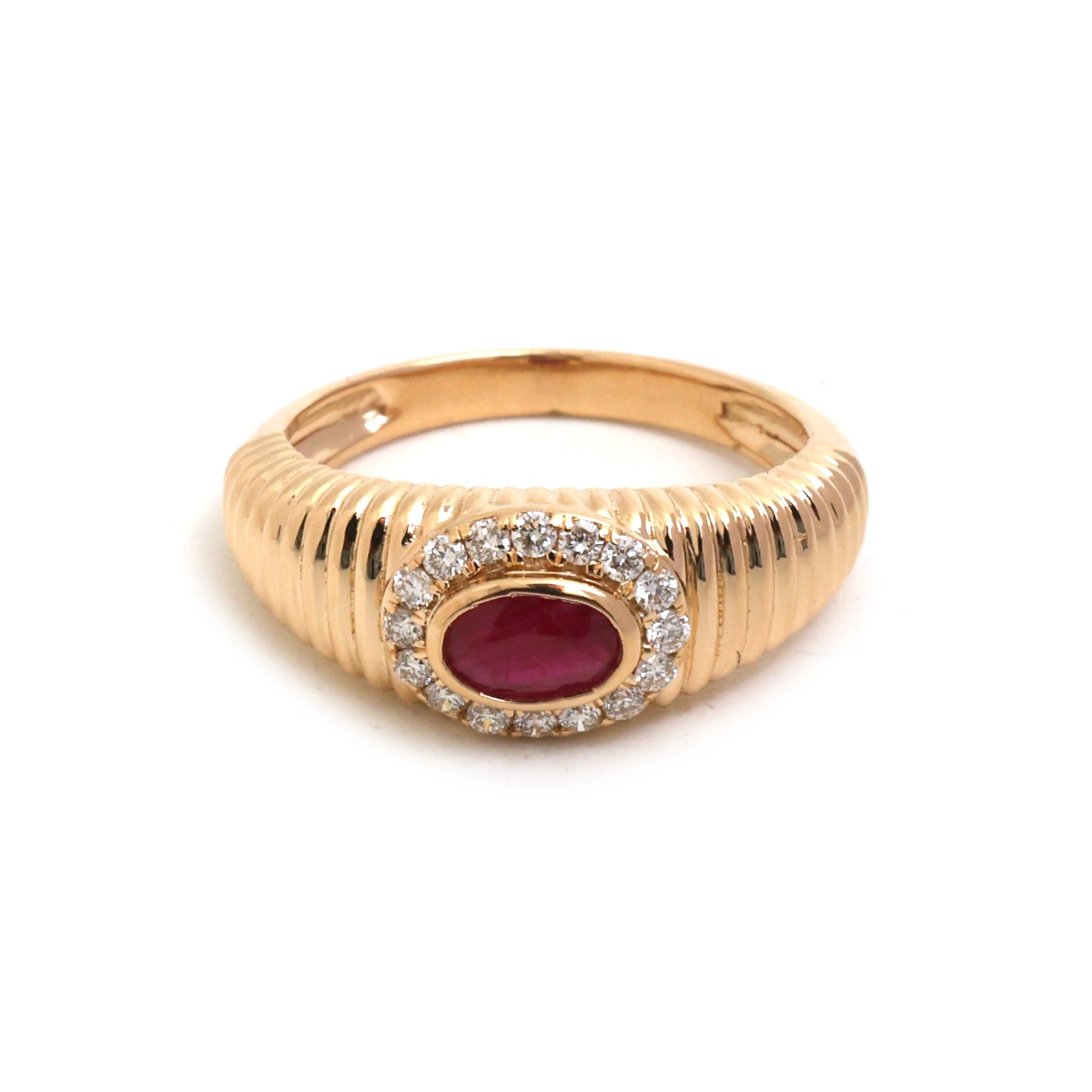 JPRG-5508/13089 Ruby Diamond Ring | 18K