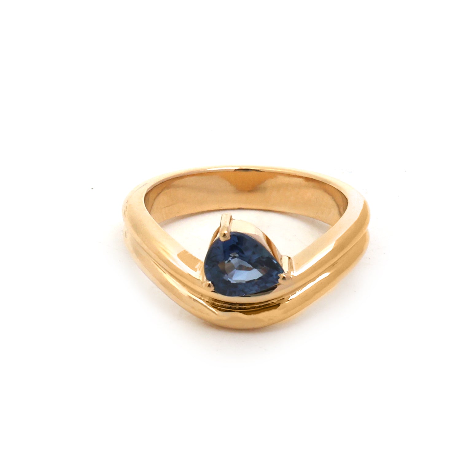 JPRG-5522/13113 Blue Sapphire Ring | 18K