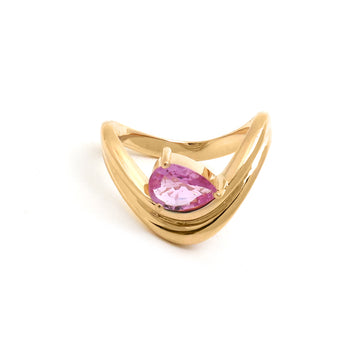 JPRG-5528/13119 Pink Sapphire Ring | 18K