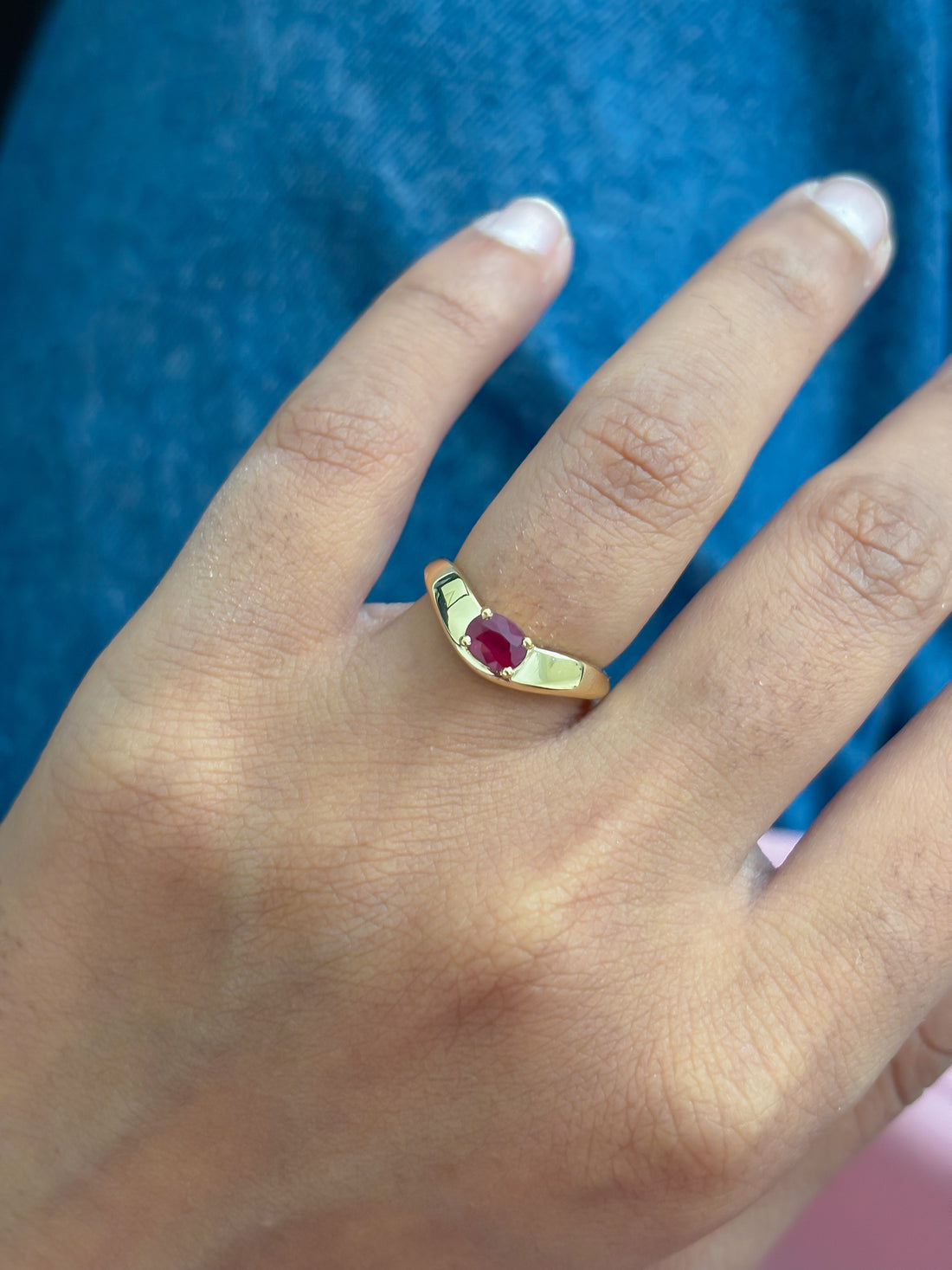 JPRG-5529/13120 Ruby Ring | 18K