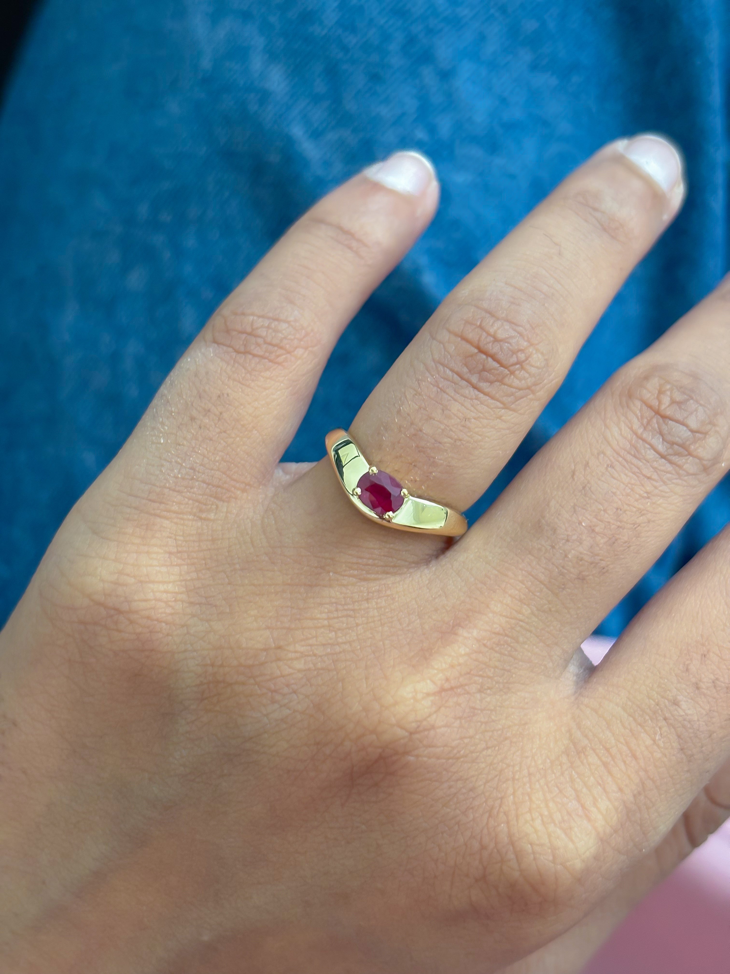 JPRG-5529/13120 Ruby Ring | 18K