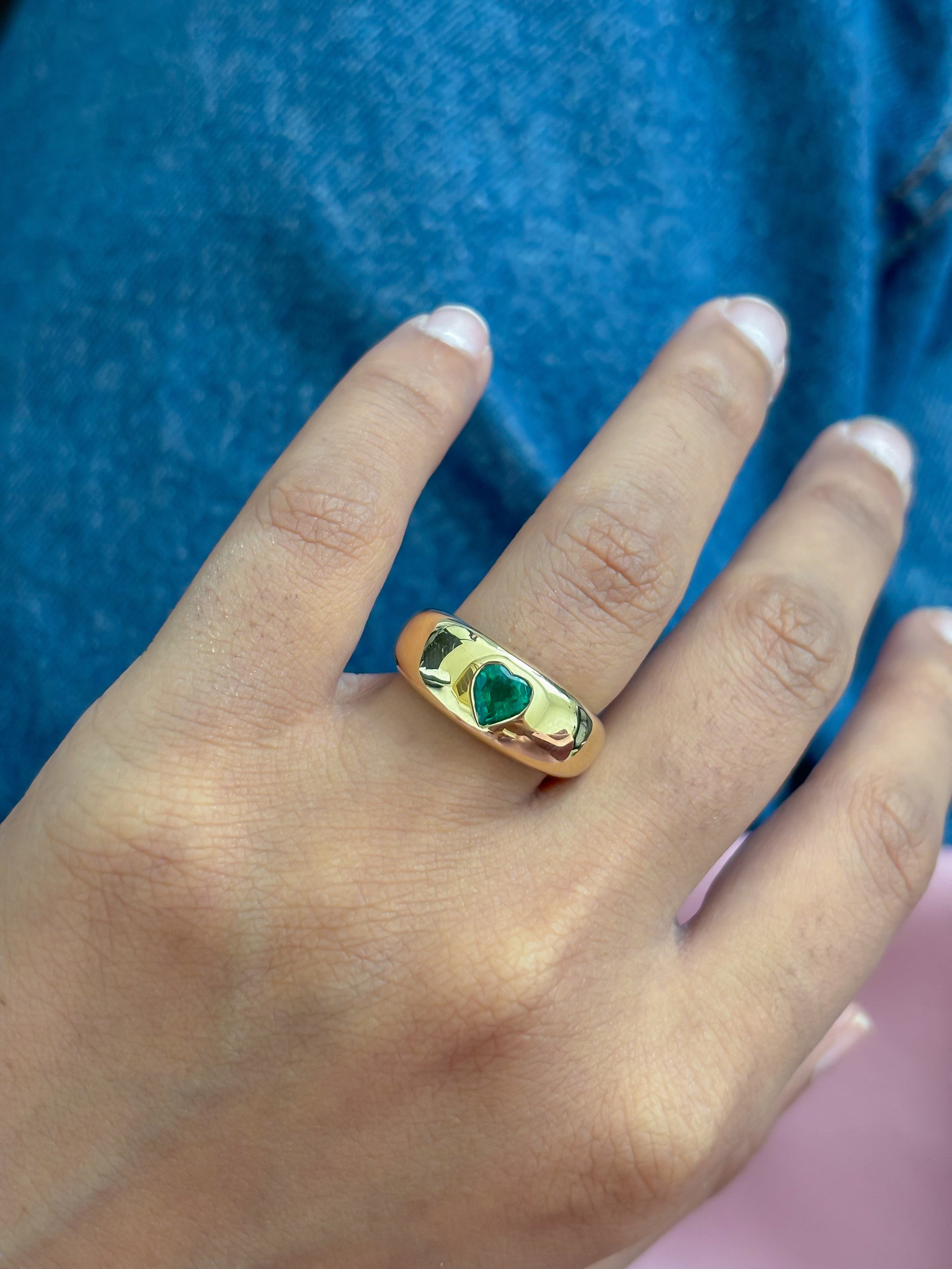JPRG-5531/13122 Emerald Ring | 18K