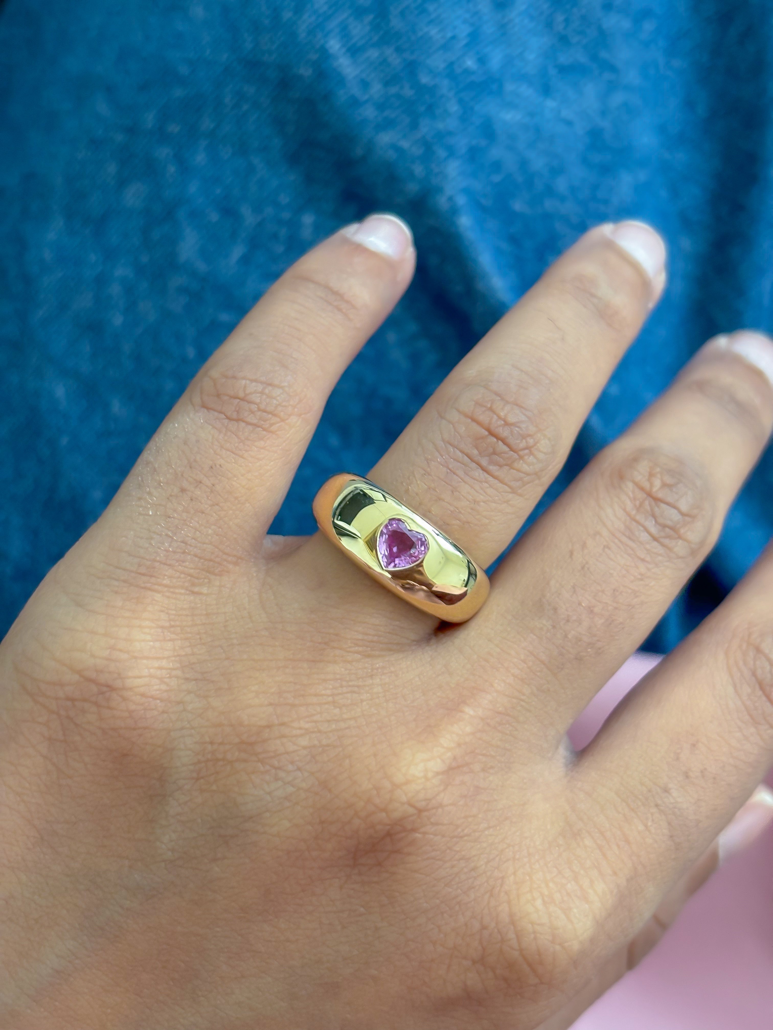 JPRG-5532/13123 Pink Sapphire Ring | 18K