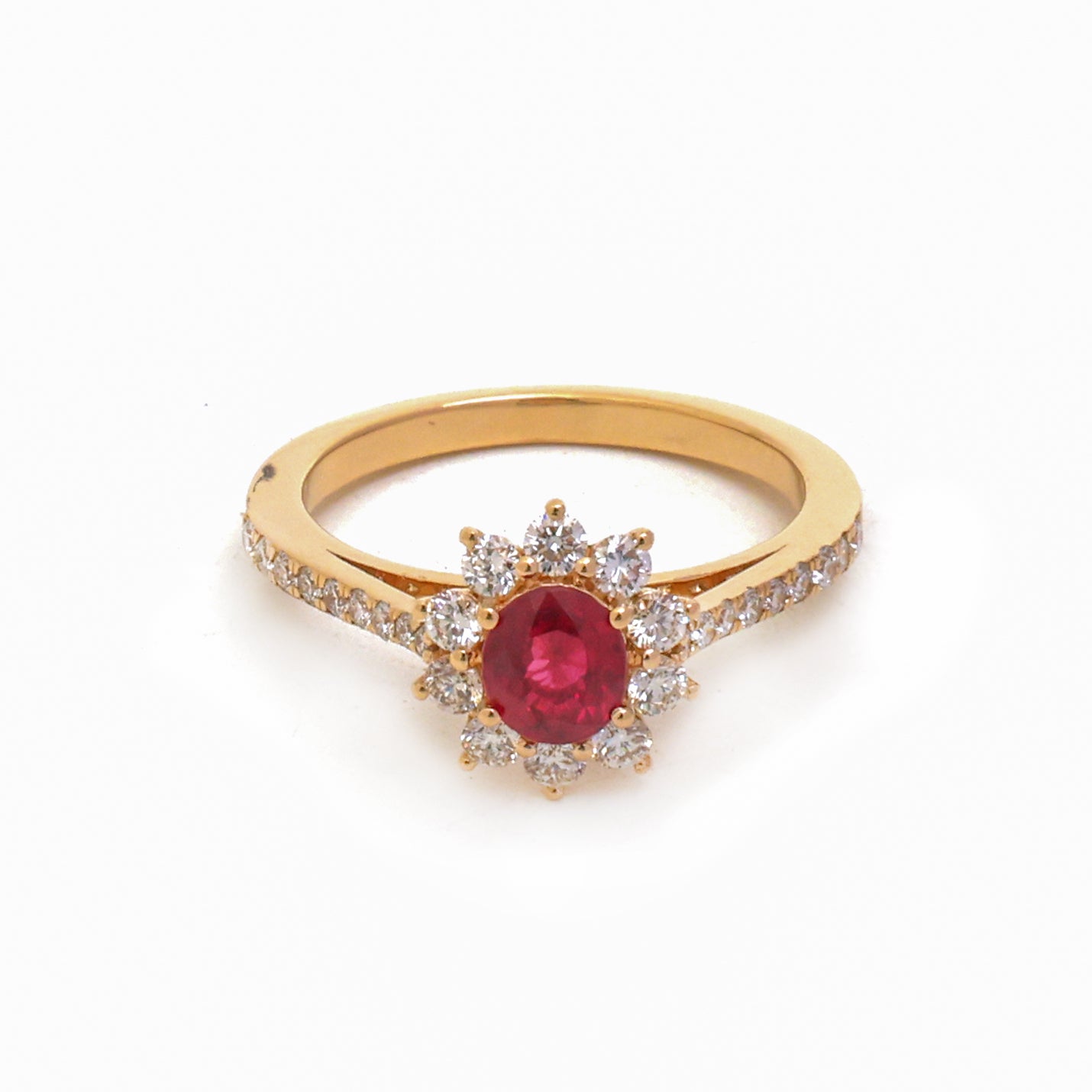 JPRG-5536/13127 Ruby Diamond Ring | 18K