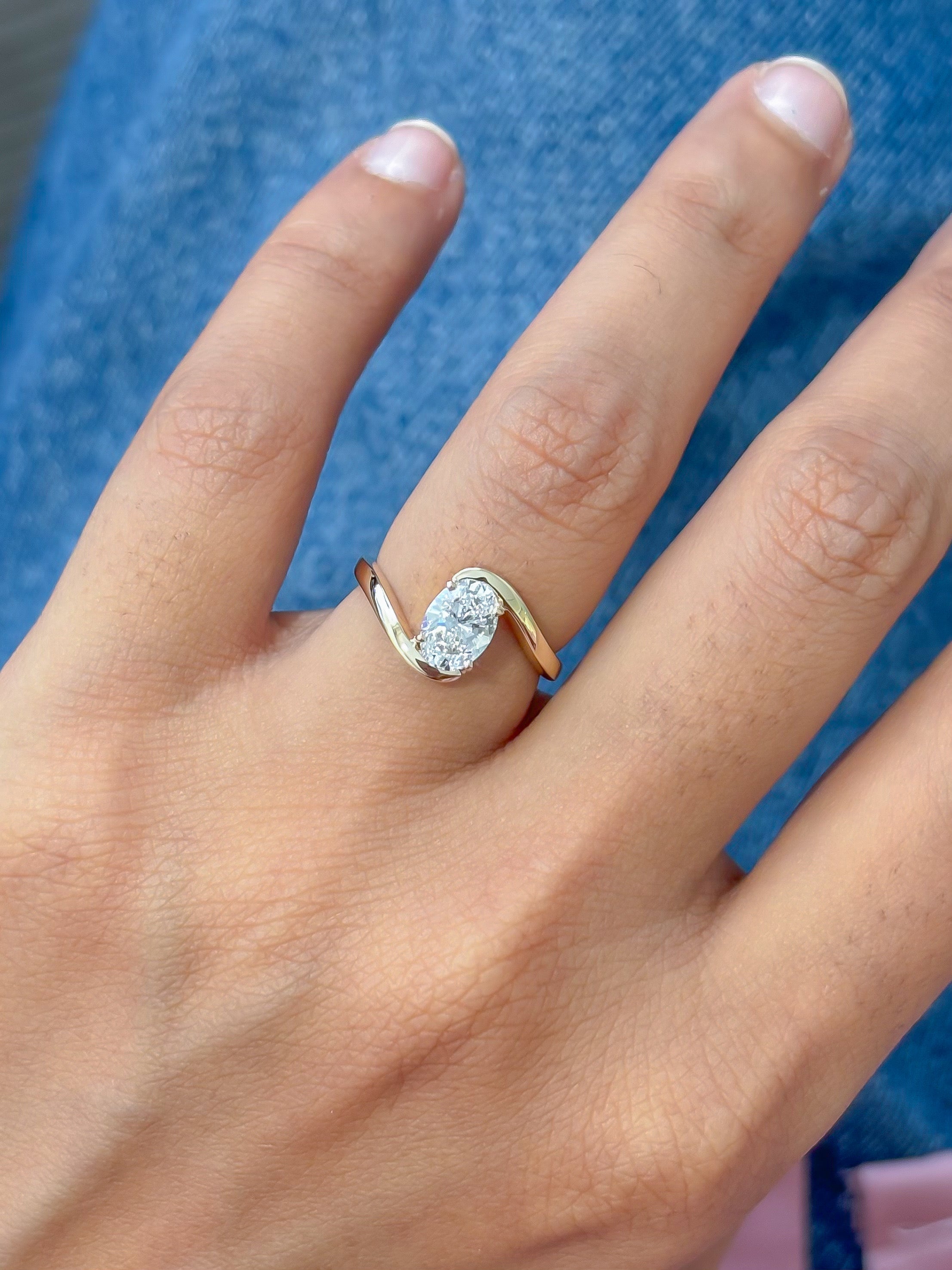 JPRG-5538/13160 Lab Grown Diamond Ring | 14K