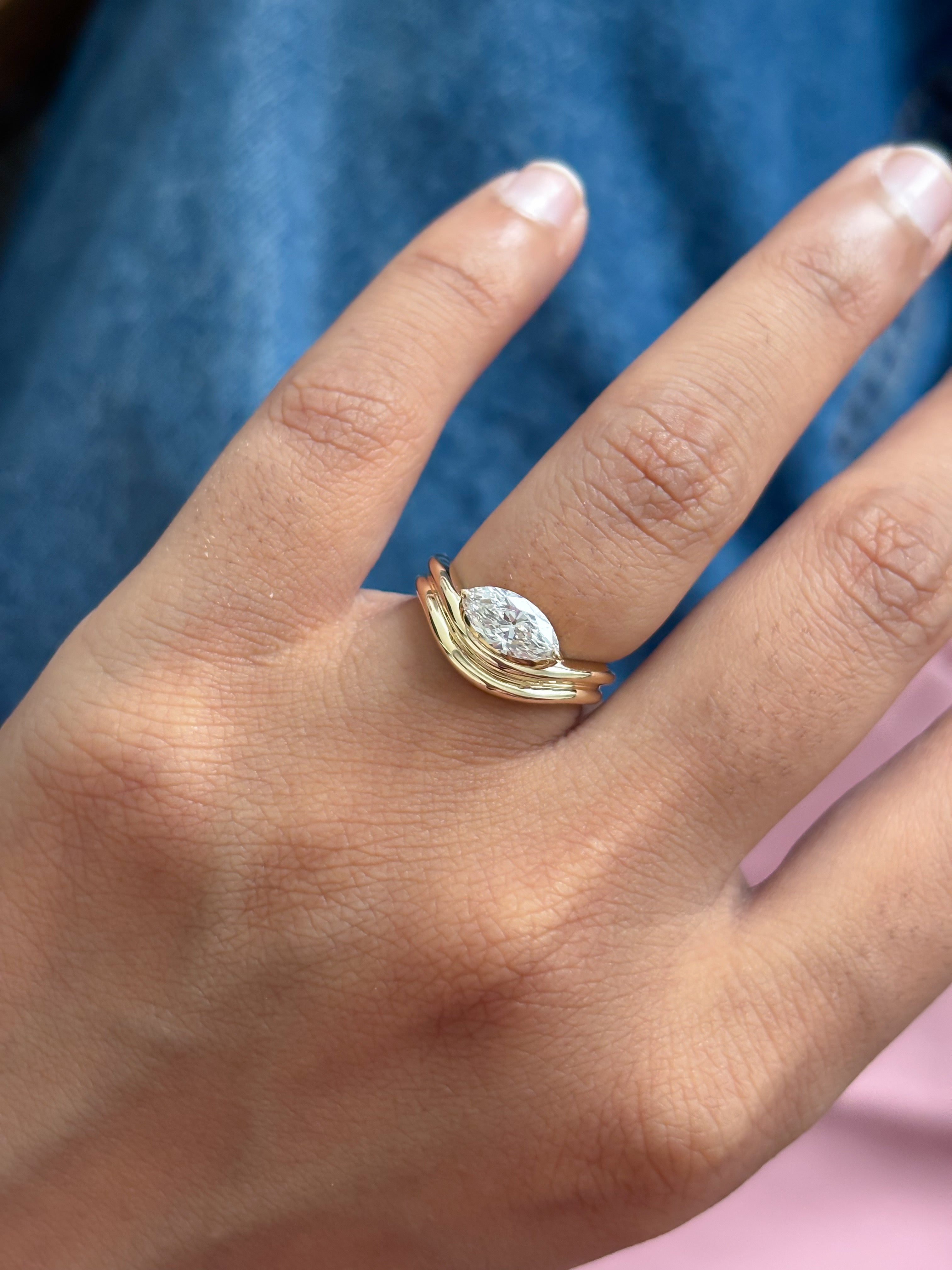 JPRG-5545/13170 Lab Grown Diamond Ring | 14K