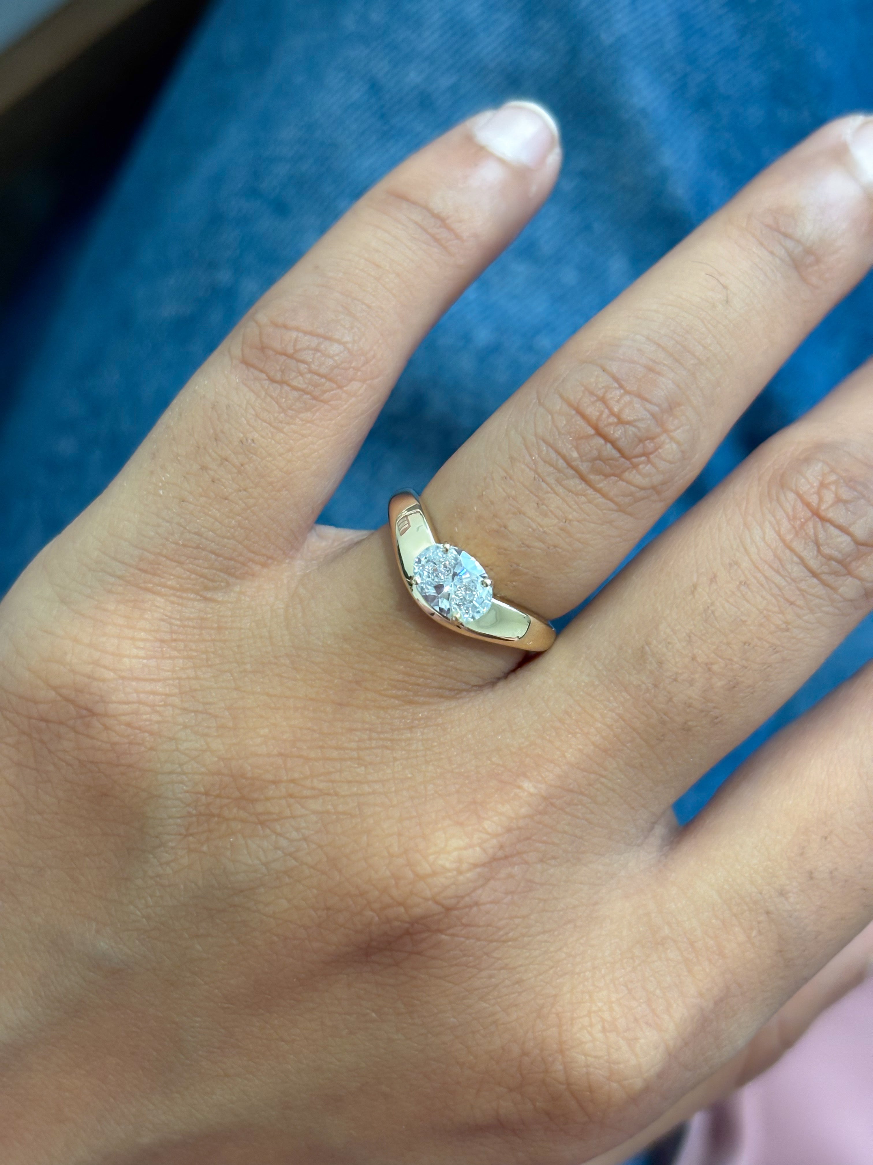 JPRG-5552/13177 Lab Grown Diamond Ring | 14K