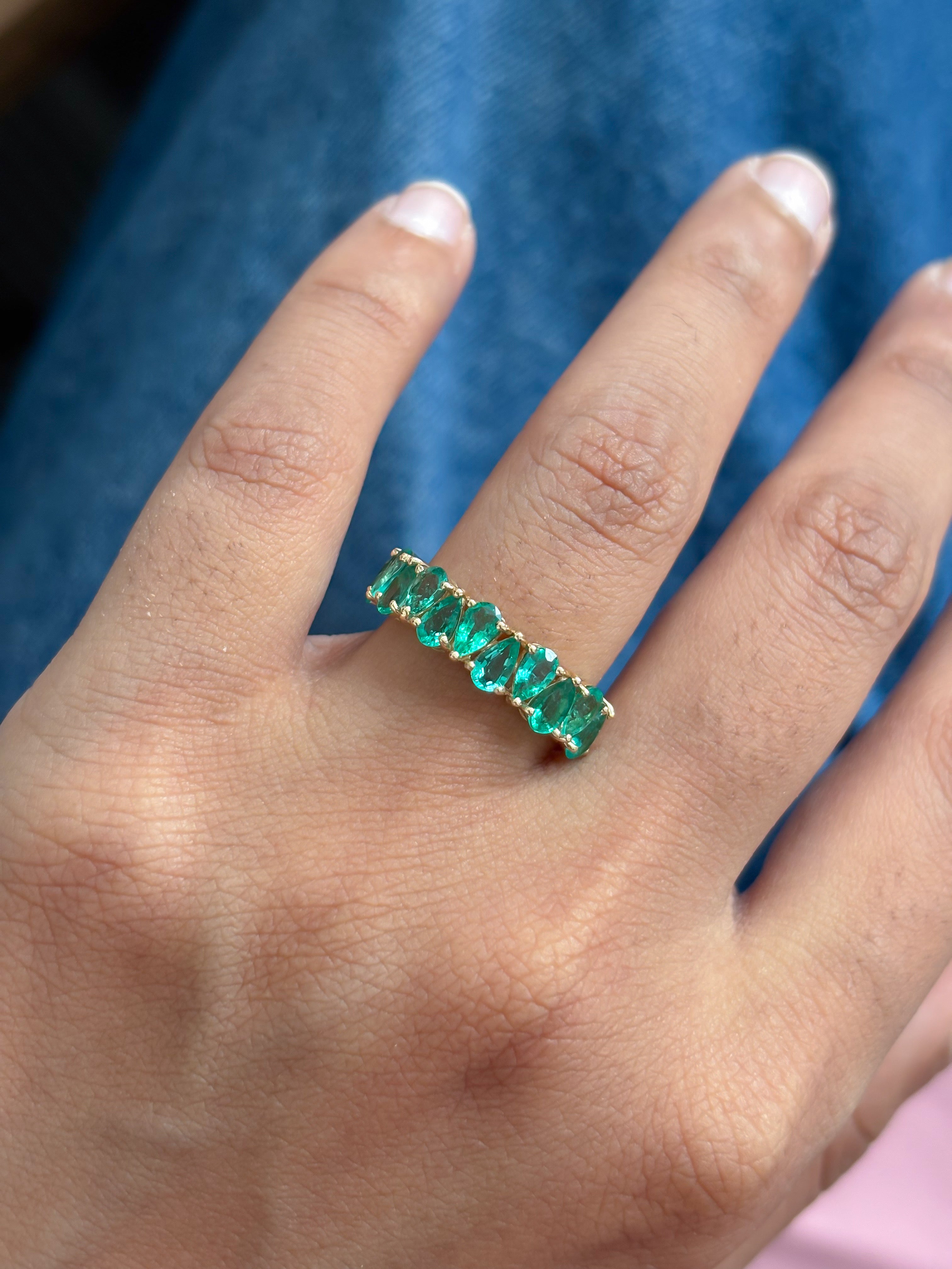 JPRG-5558/13183 Emerald Ring | 14K