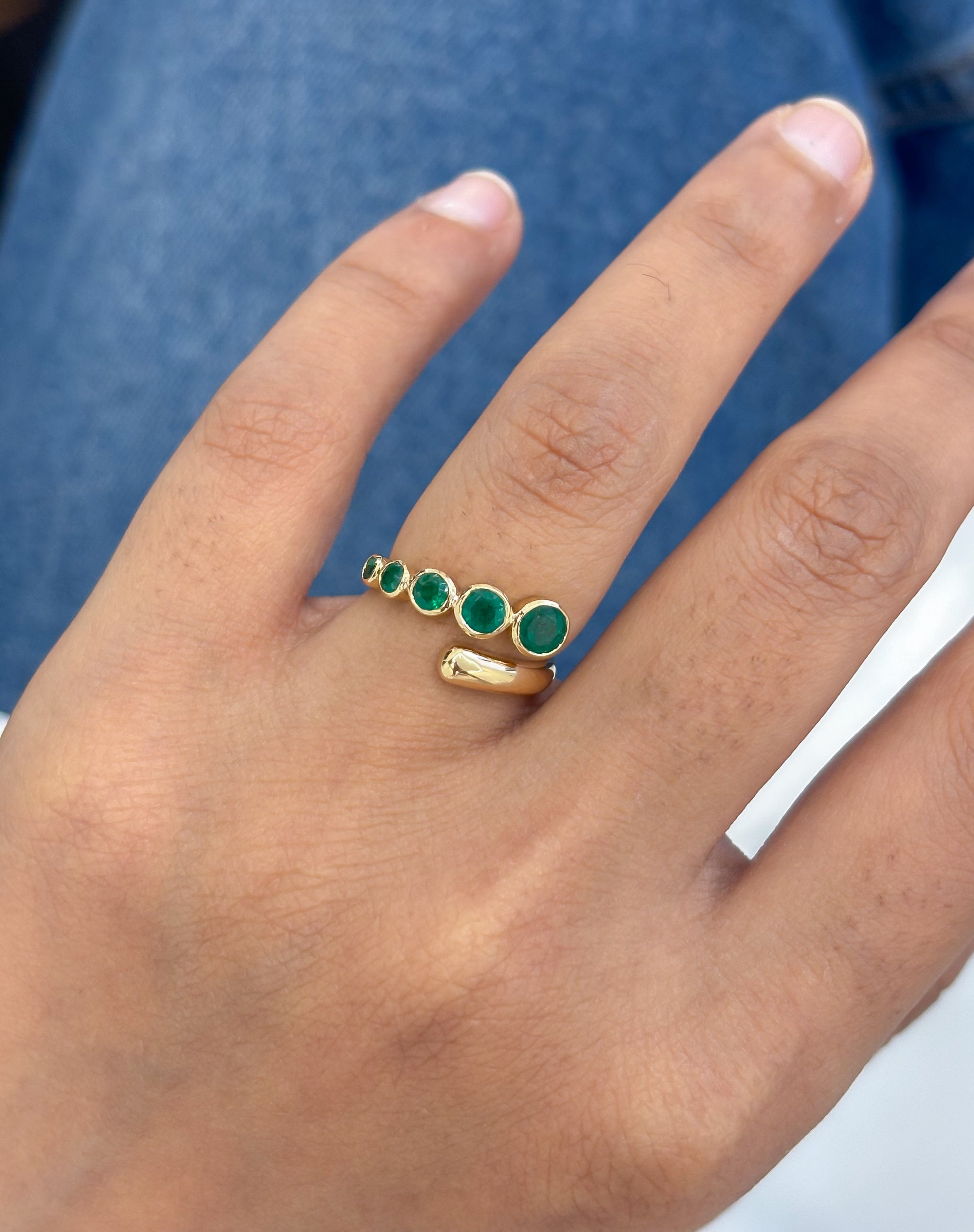 JPRG-5561/13207 Emerald Ring | 18K